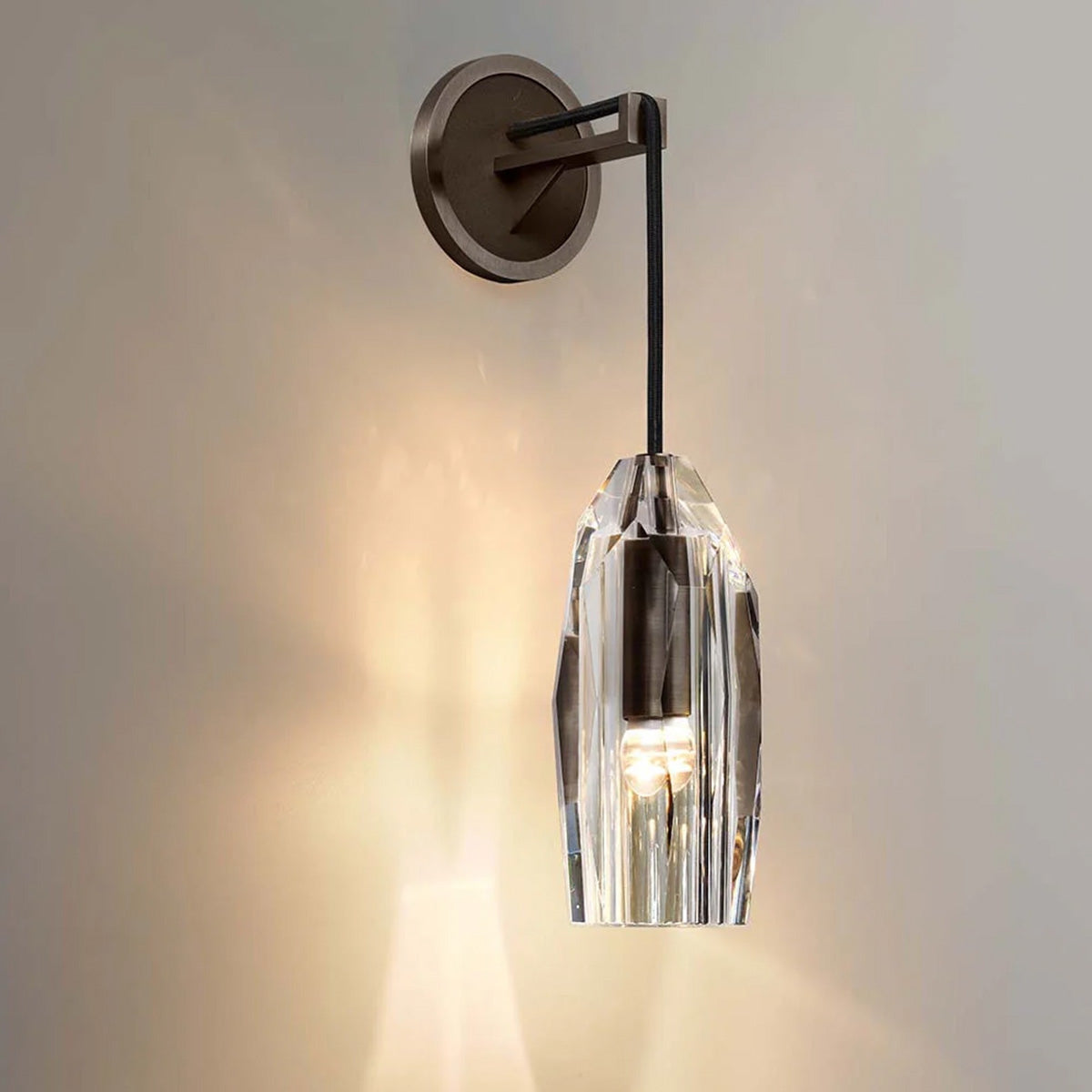 Chapt Crystal Shade Wall Sconce