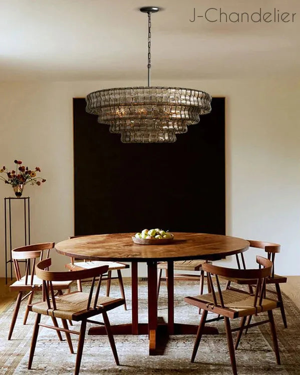 Ghiaccio Round Chandelier 24"36"48"60"