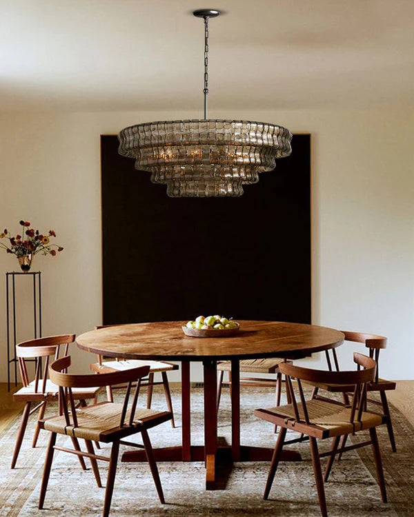 Ghiaccio Round Chandelier 24"36"48"60"
