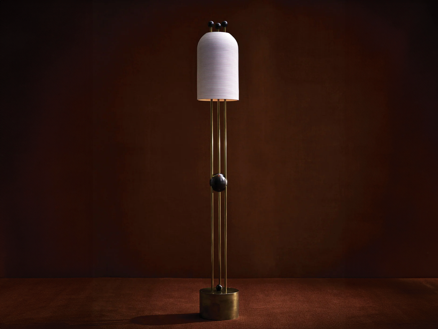 PATUS LANTERN FLOOR LAMP H66.75” x Ø9"