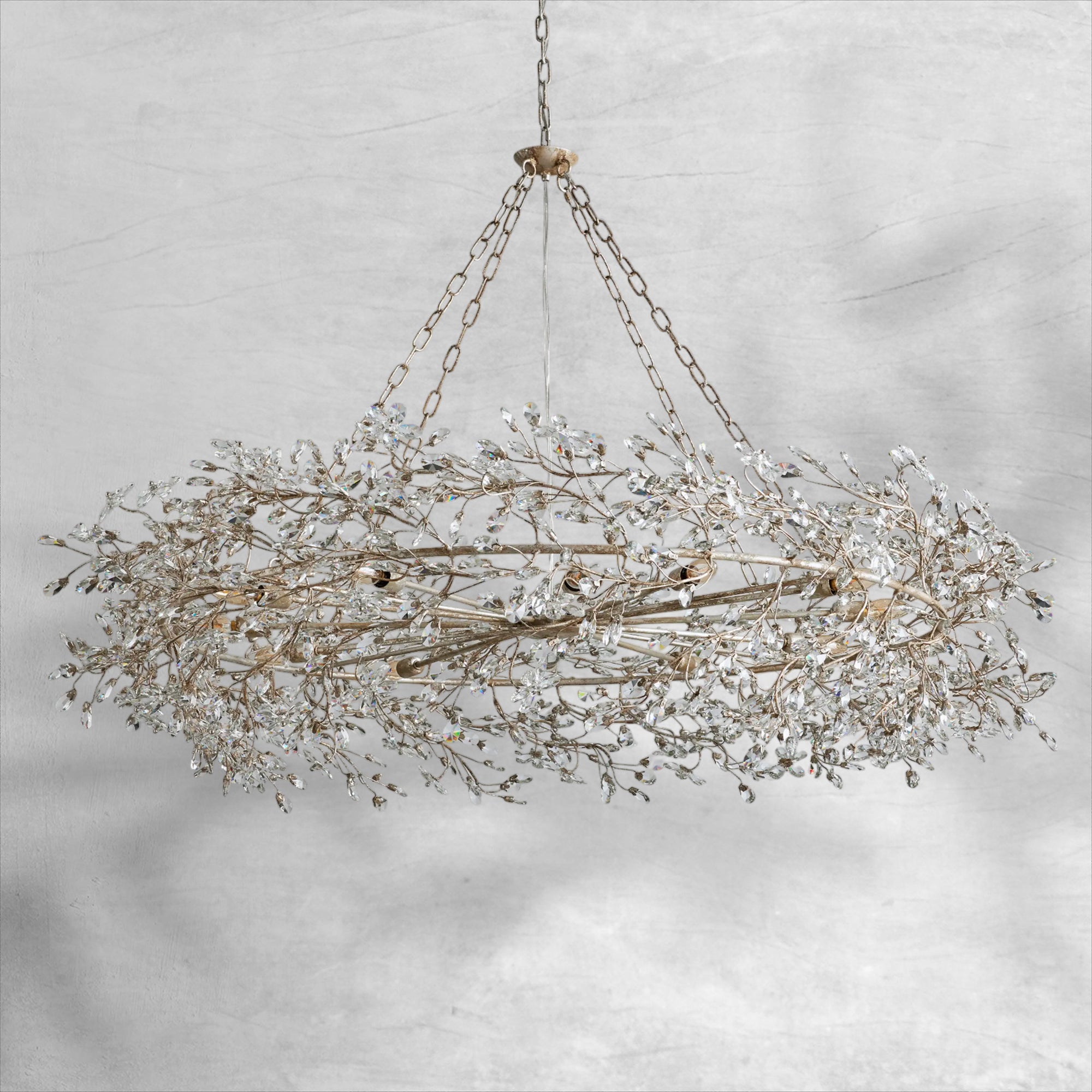 Fiore Crown Chandelier 39" 48" 60"