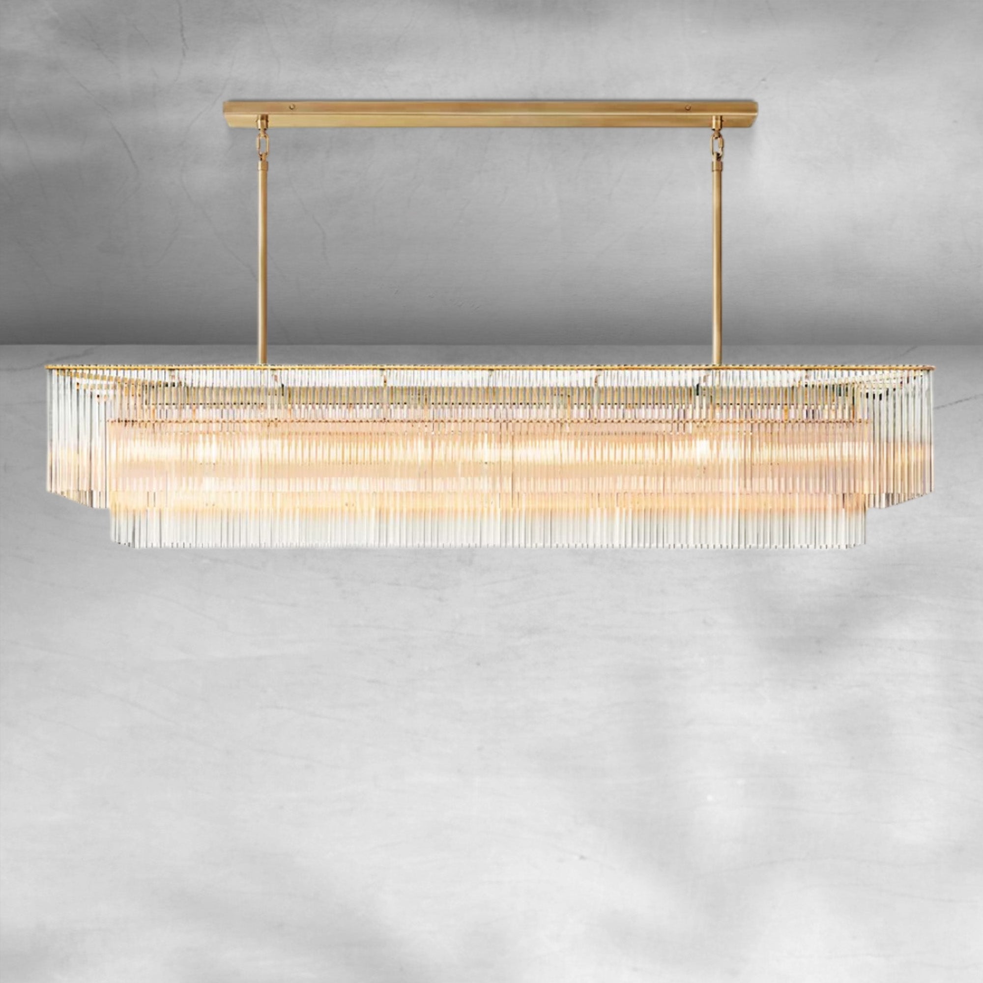 Amadeon Rectangular Chandelier 72"