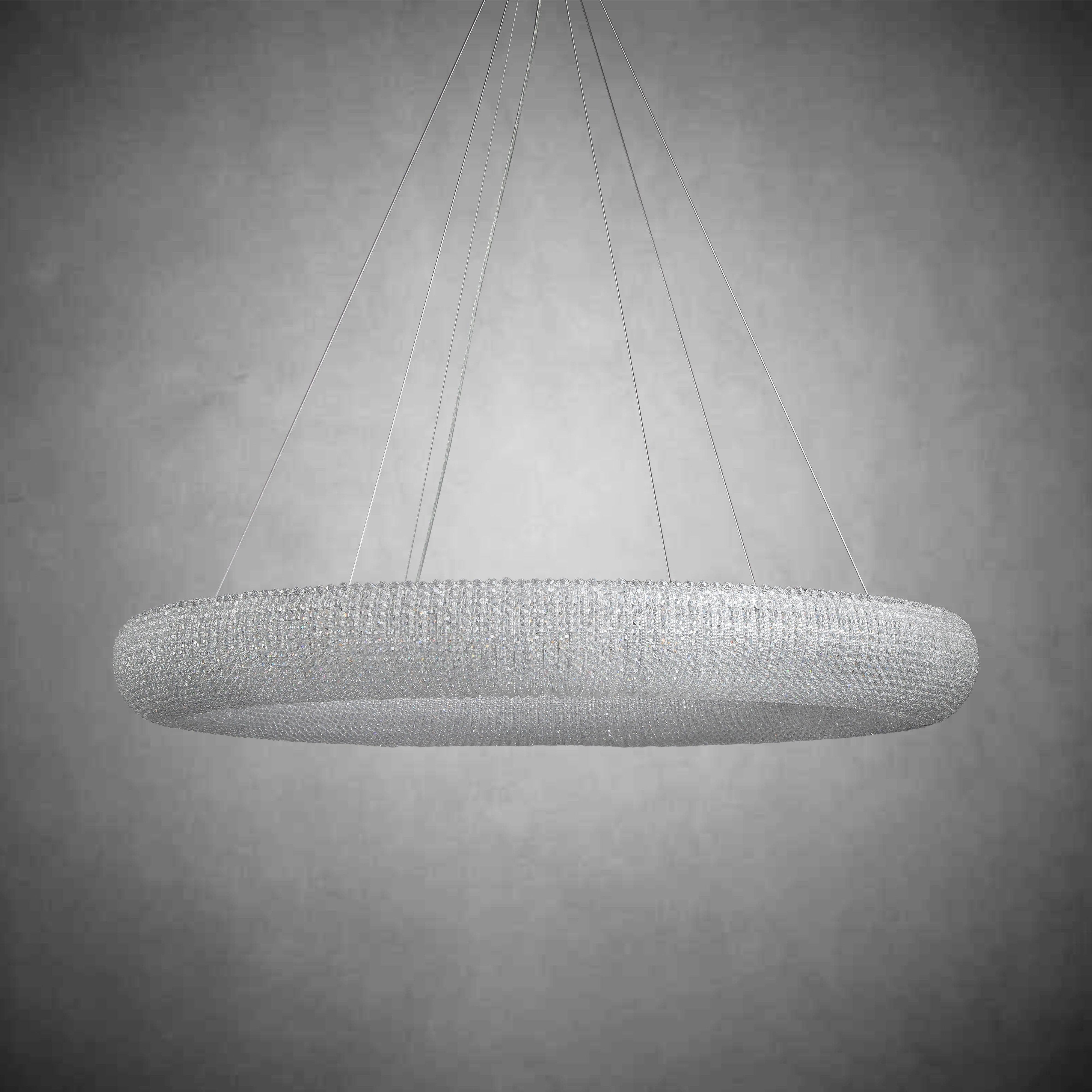 Halos Crystal Round LED Chandelier 32"41"59"72"