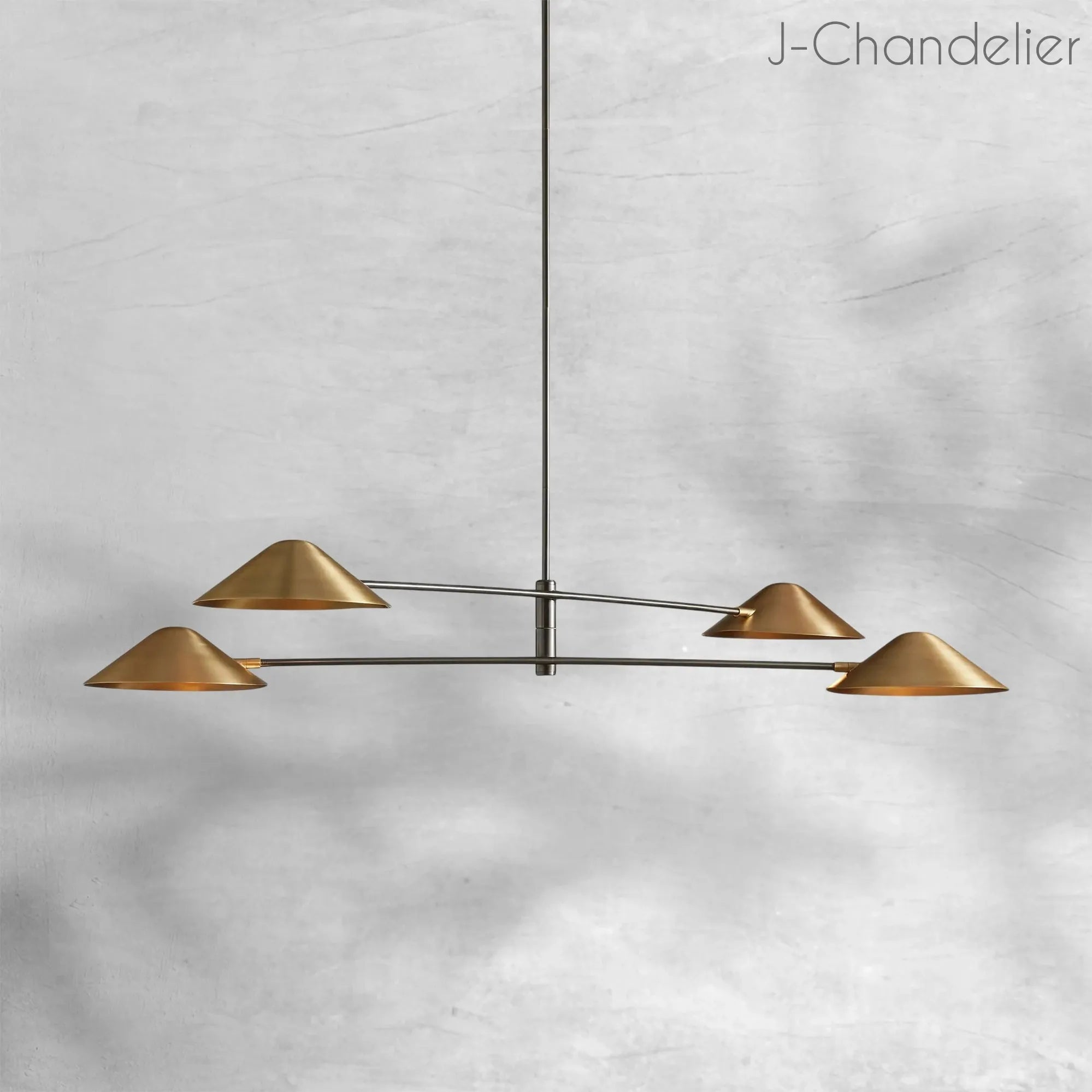 Simms 4-Light Linear Chandelier