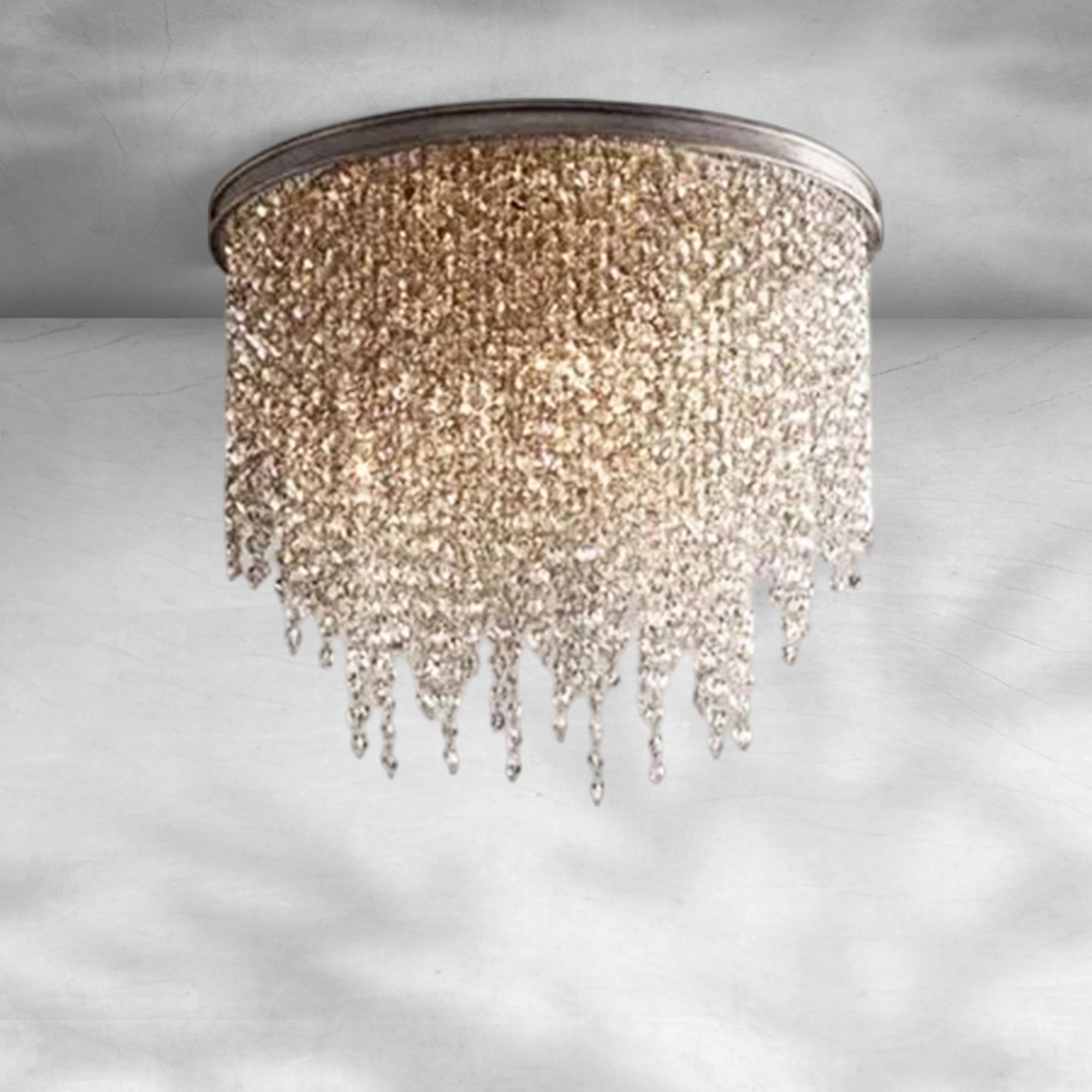 Atheno Crystal Flushmount