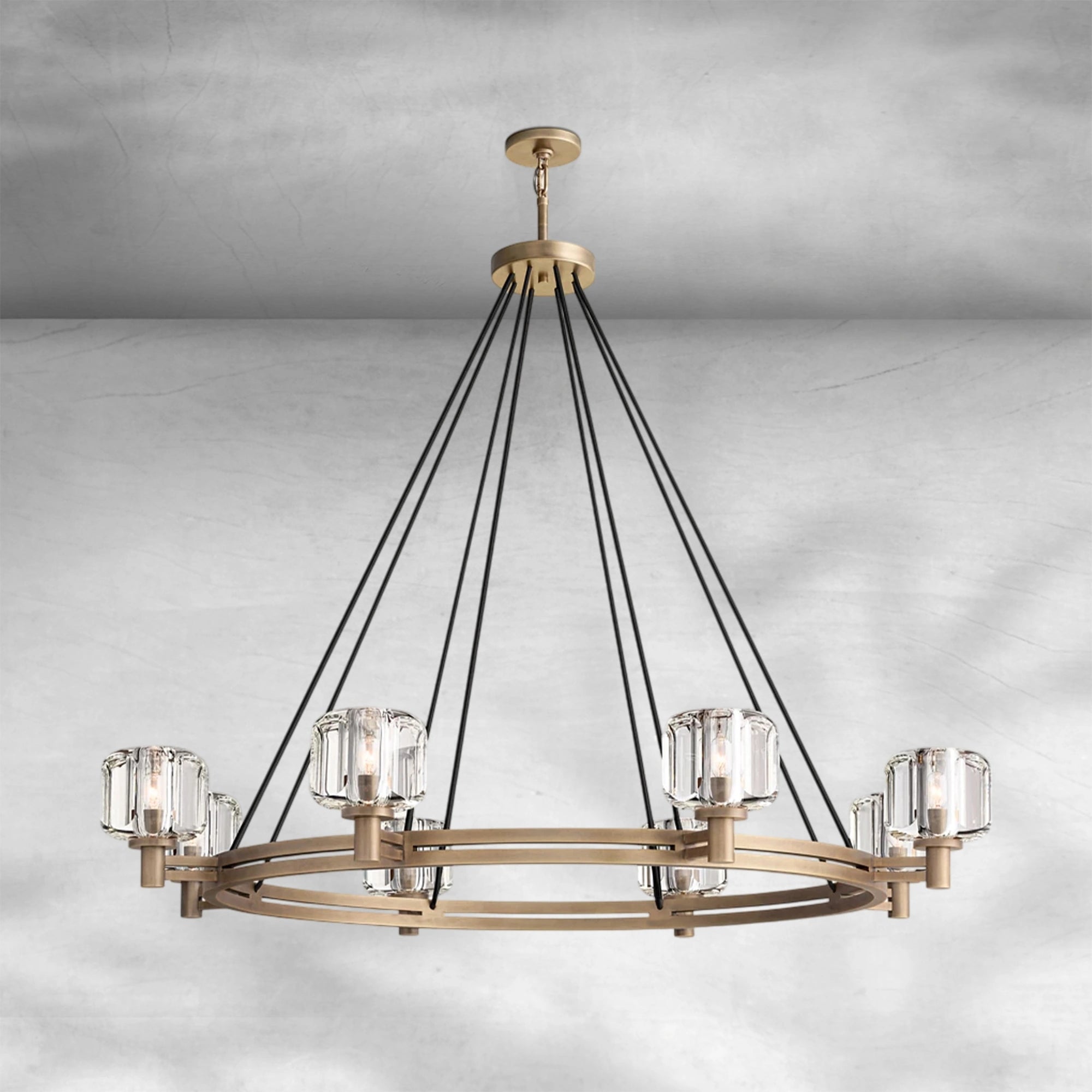 Demaket Round Chandelier 36"48"60"
