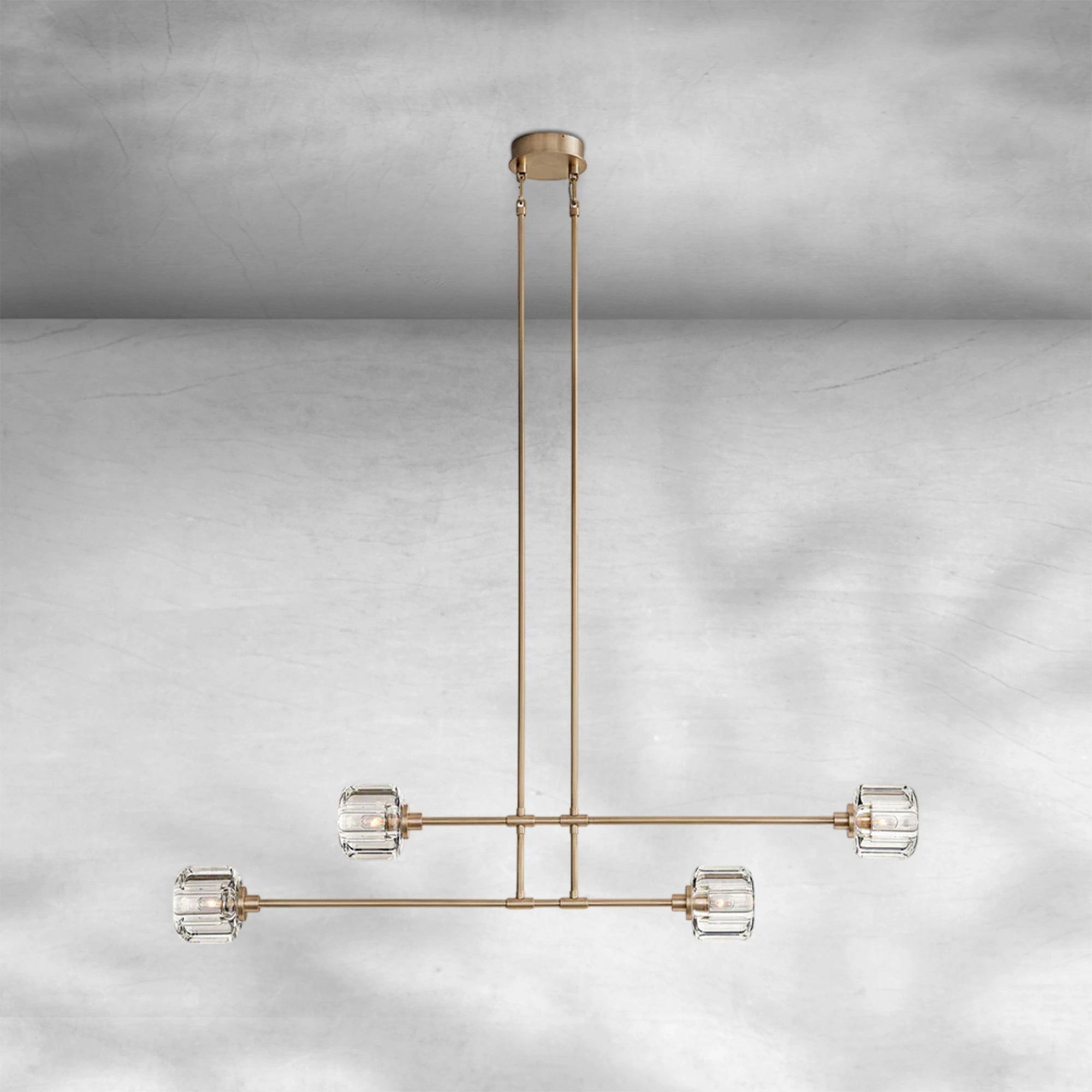 Demaket Mobile Linear Chandelier 54" 72"