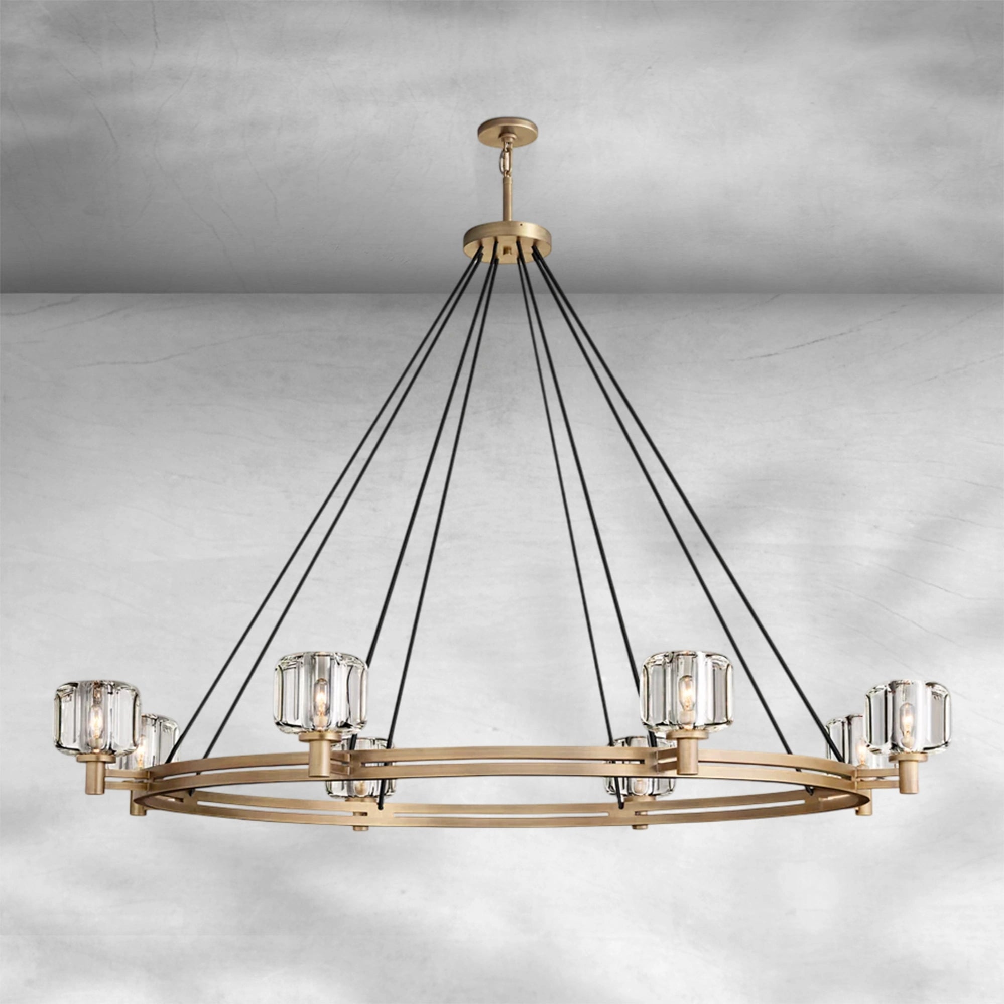 Demaket Round Chandelier 36"48"60"