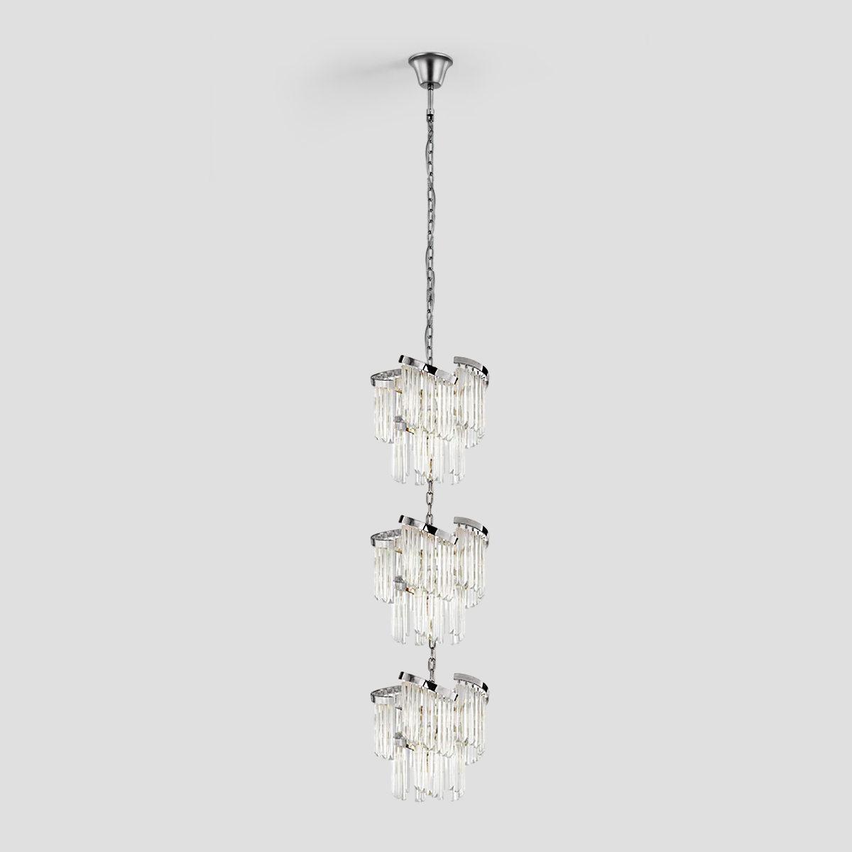 Twin Palms Multi-Tier Crystal Chandelier