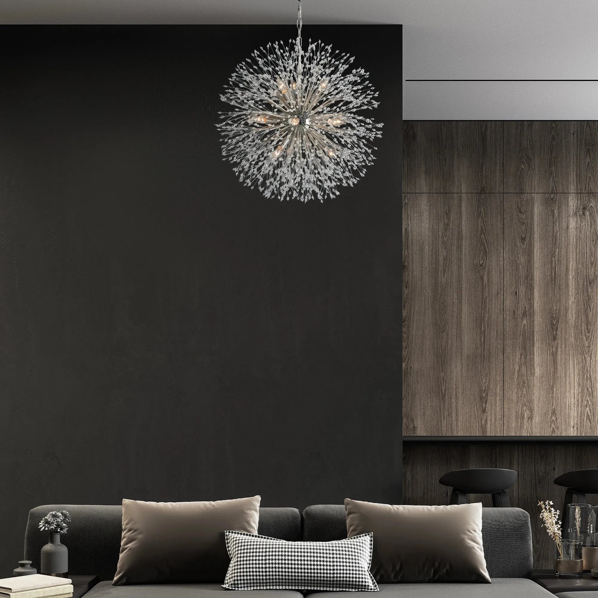 Dandelion Round Chandelier 22"30"43"