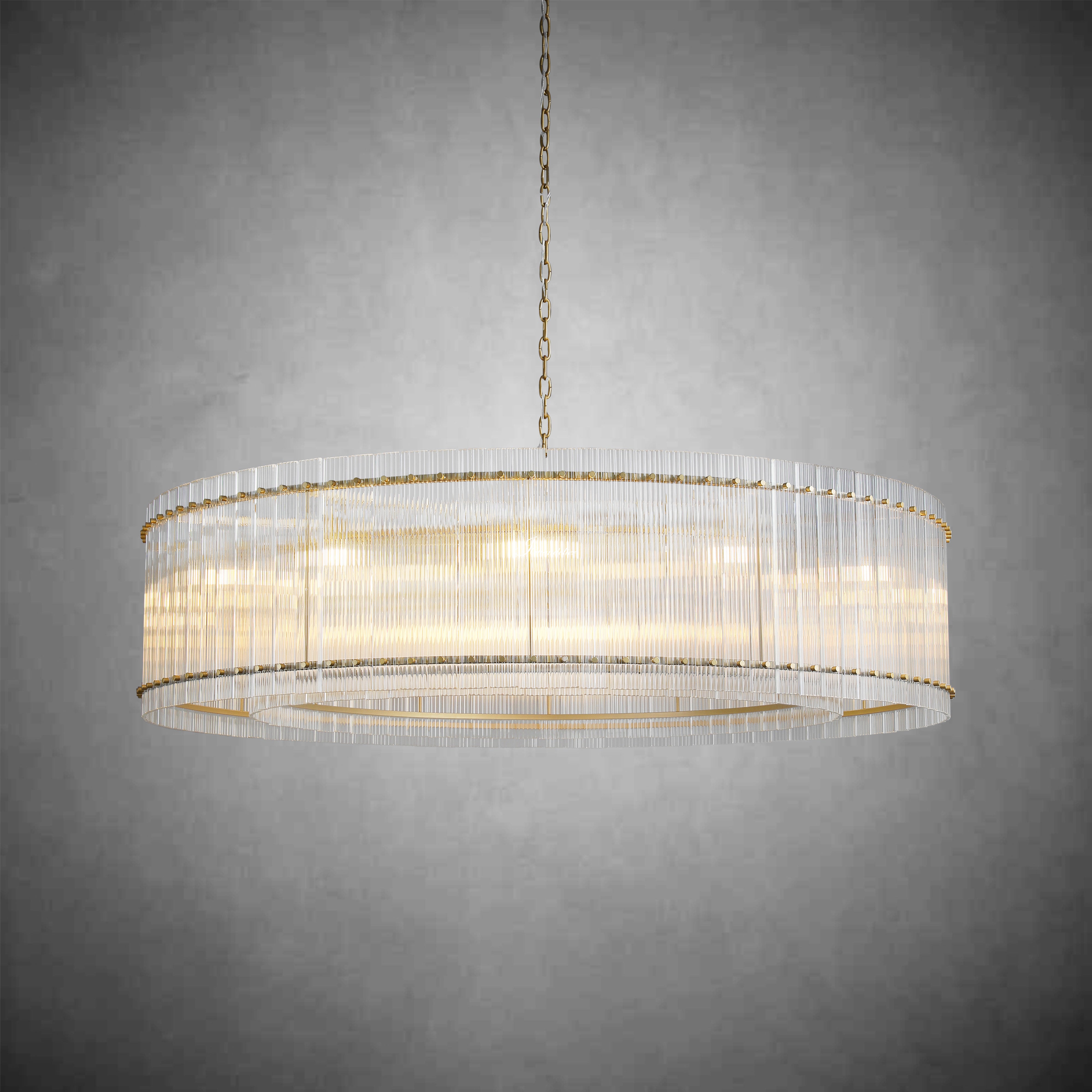Sun Marcus Glass Round Chandelier 60"