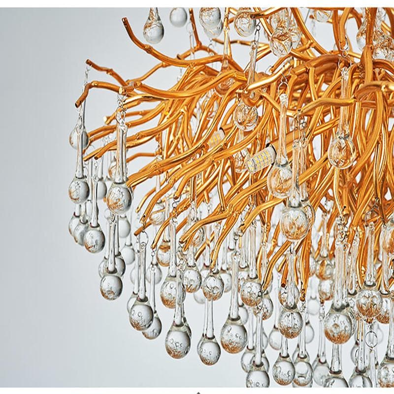 JC Teardrop Branch Tree Crystal Chandelier