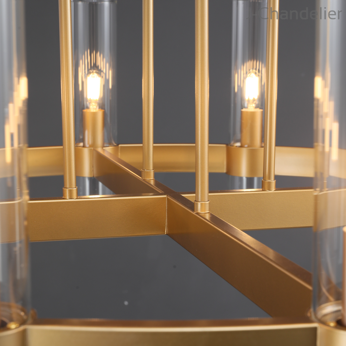 Lavelle Round Blown Glass Chandelier 36"