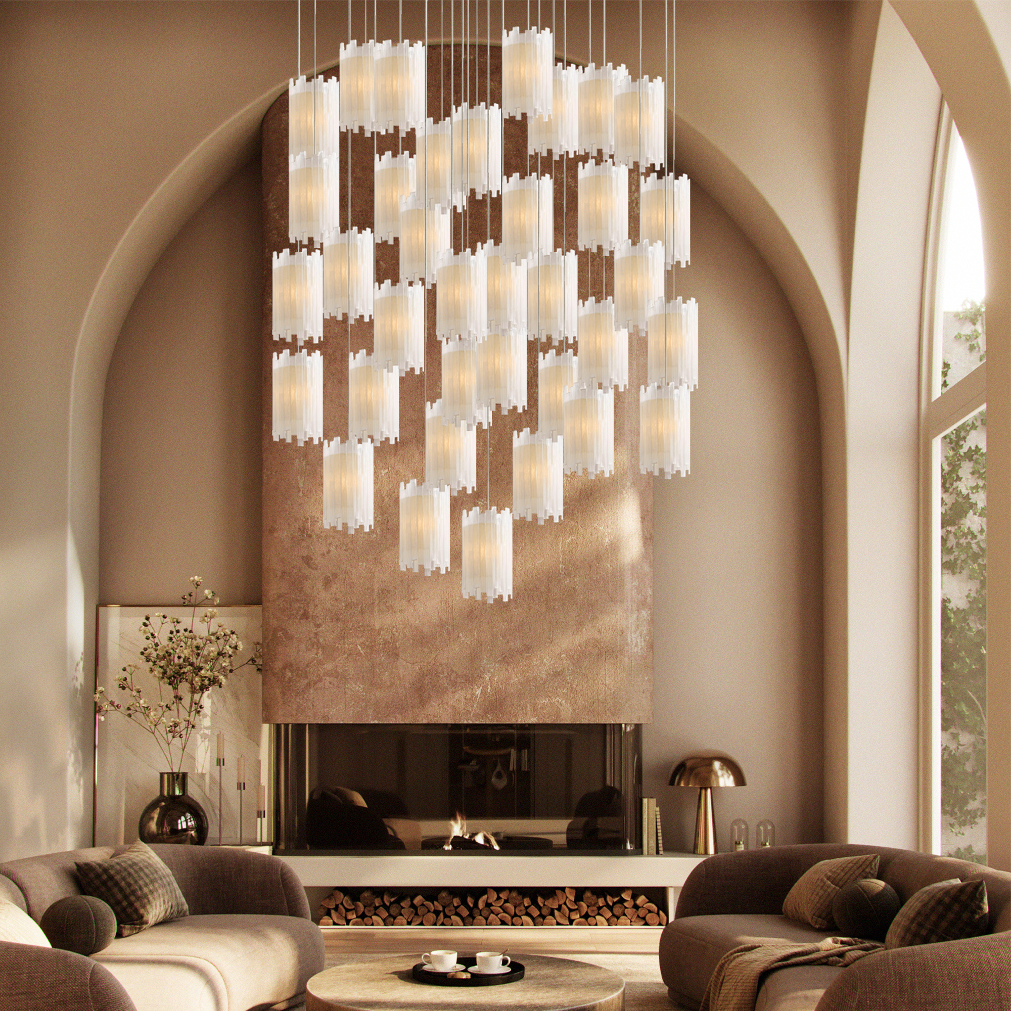 Gianna Round Chandelier 15/36 Light