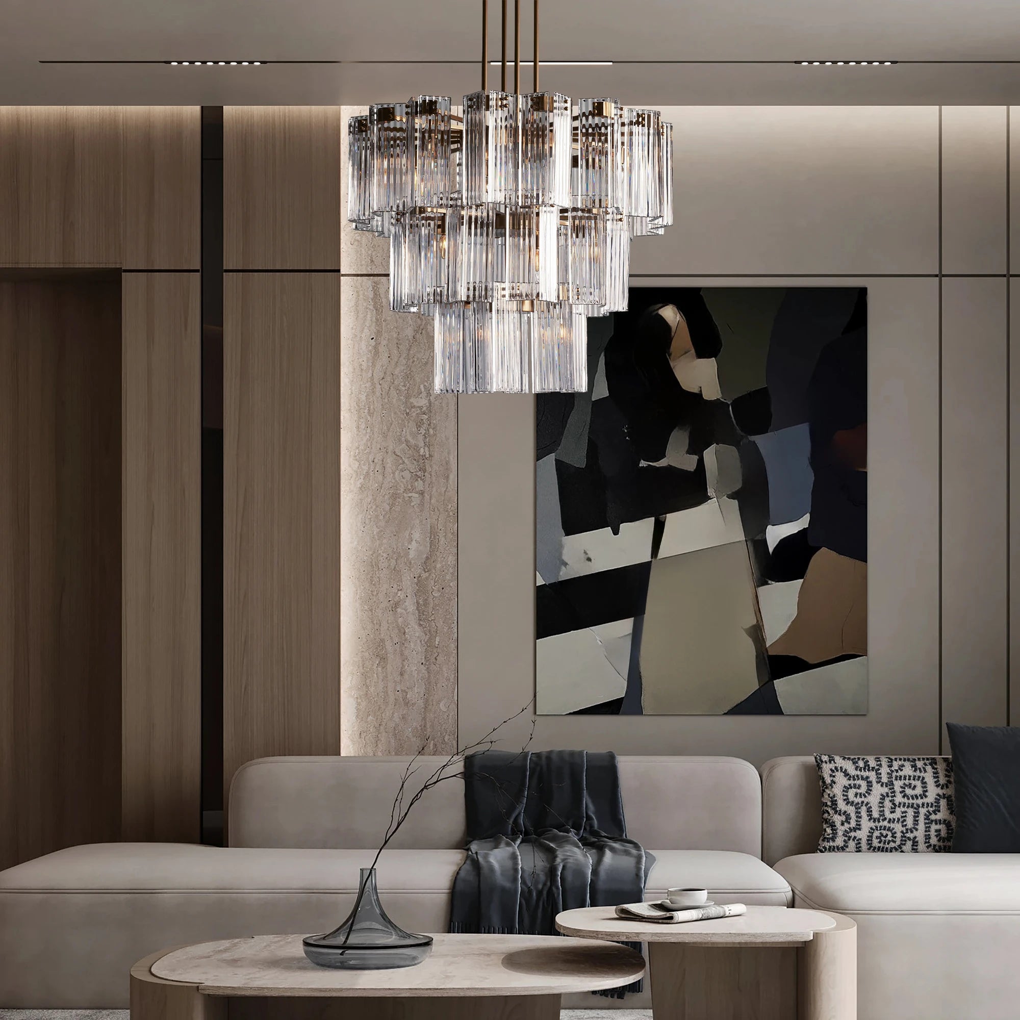 Delsie Round Chandelier 38''48''60''