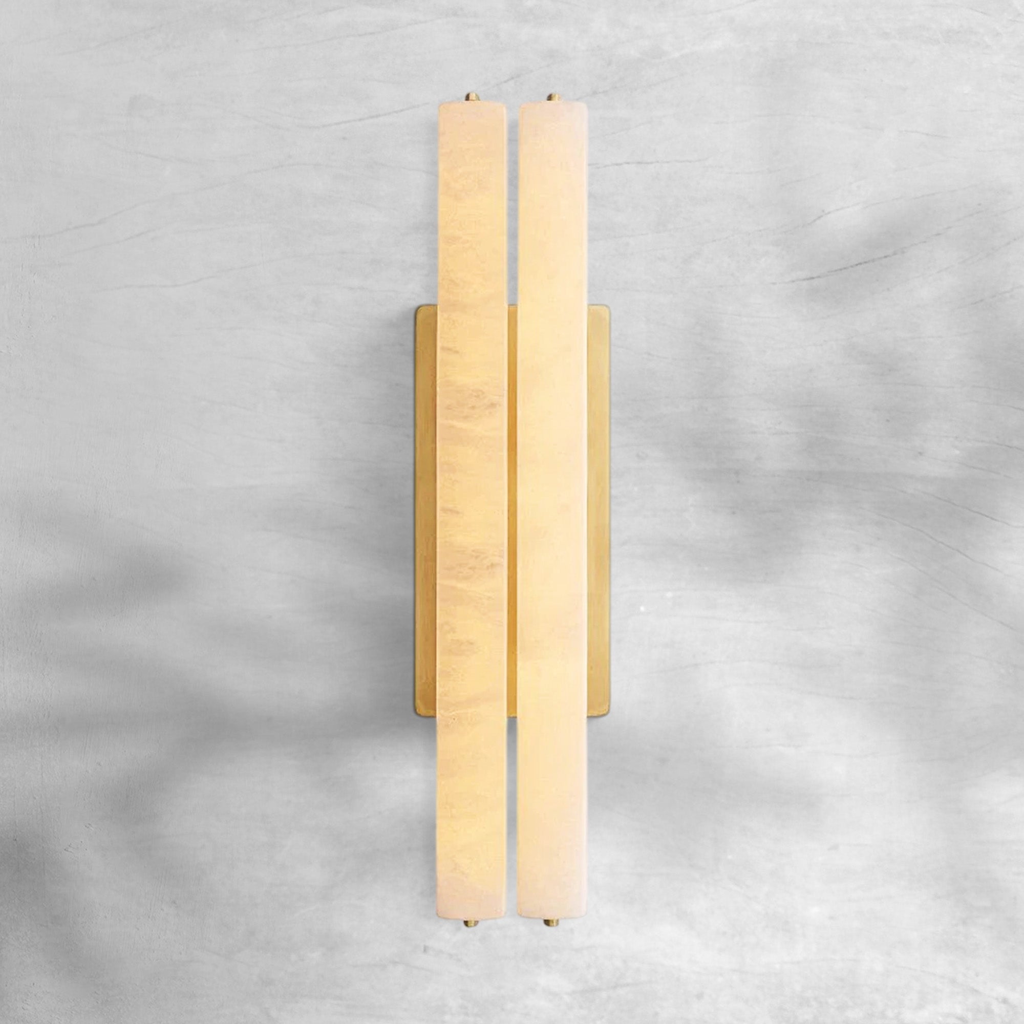 Auduban Alabaster Double Sconce