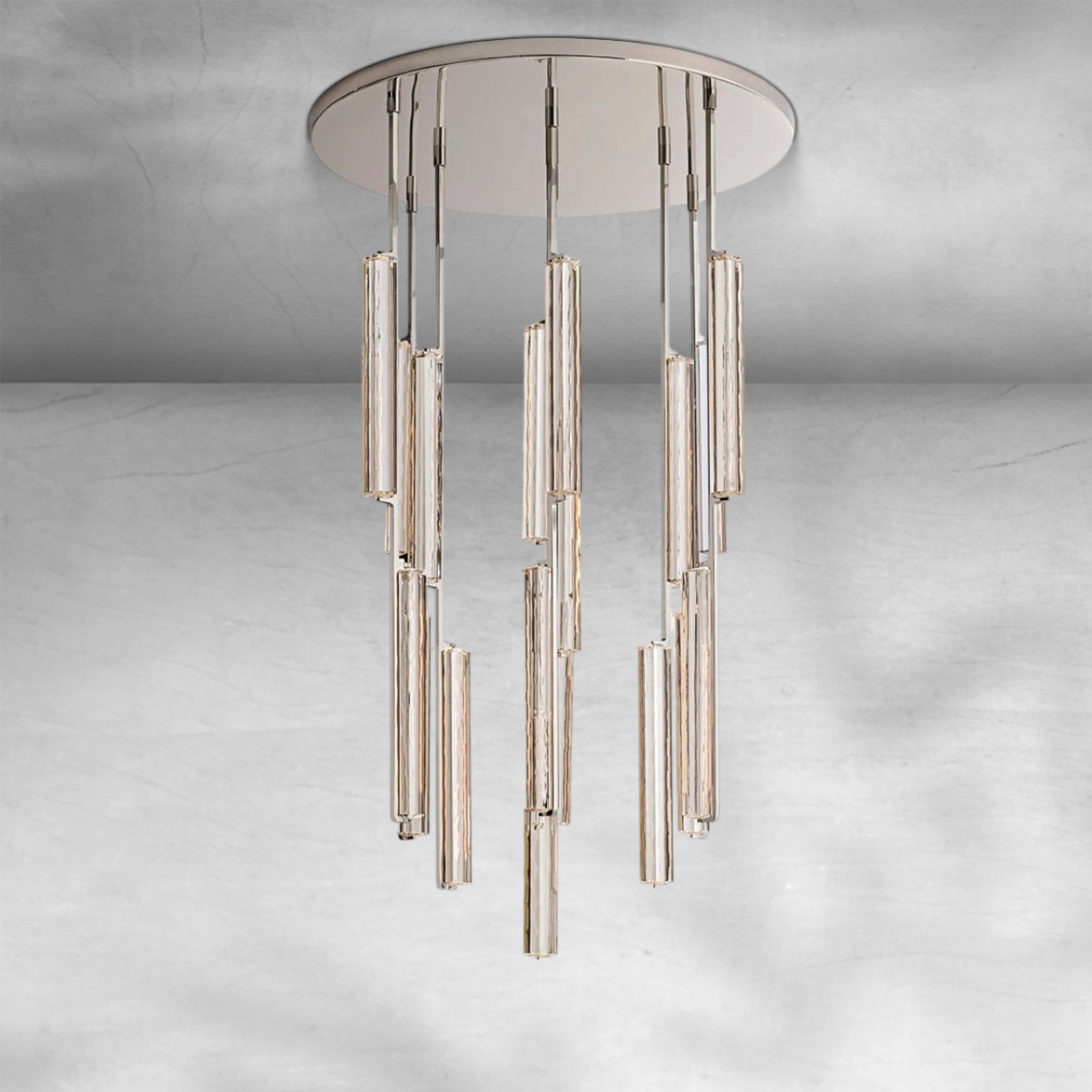 Auduban Crystal Round Chandelier