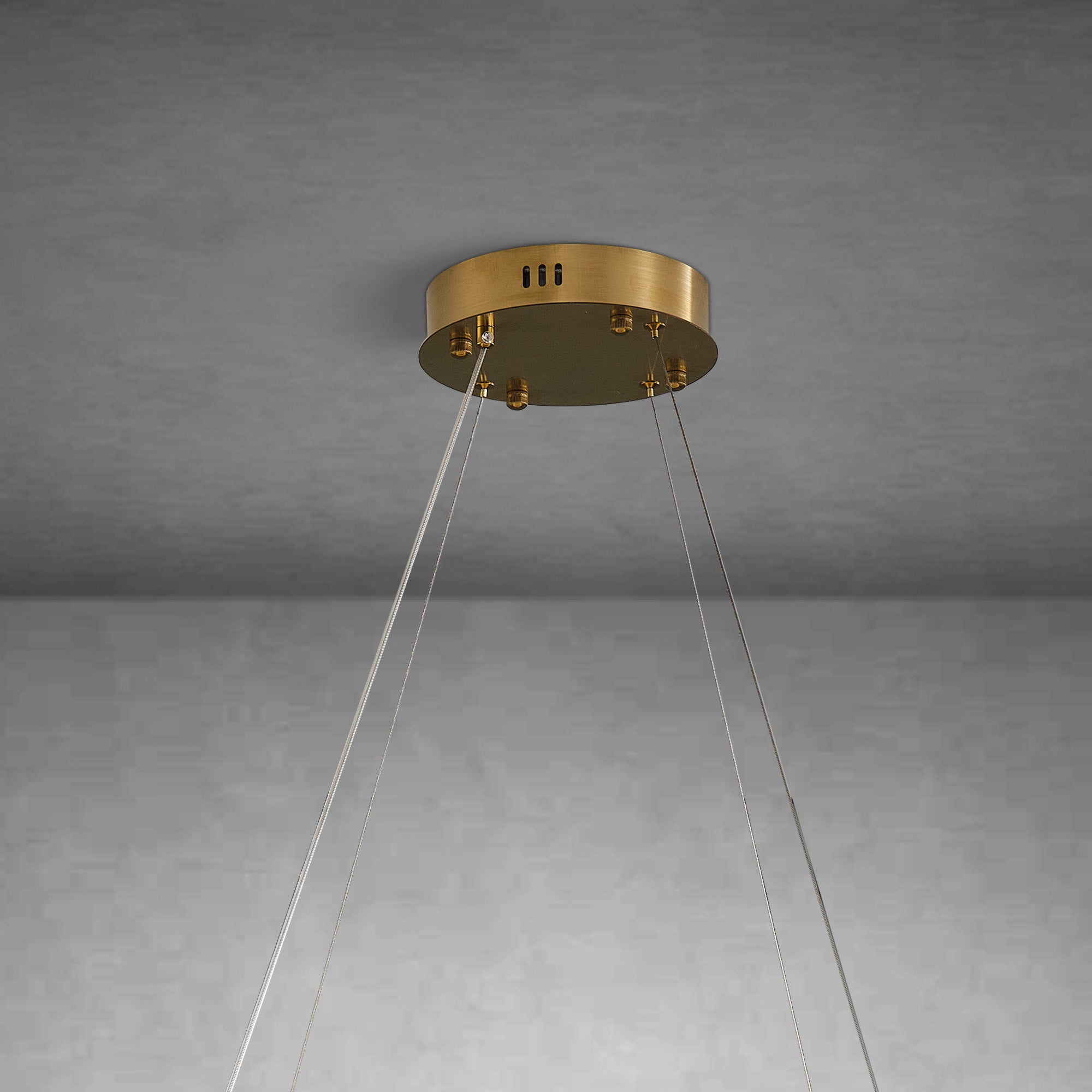 Alabaster Round Chandelier, Natural Spanish Stone Texture Chandeliers, 31.5" Adjustable Alabaster Chandelier Over Table for Living Room, Bedroom, Hallway – Modern Luxury Ceiling Lighting