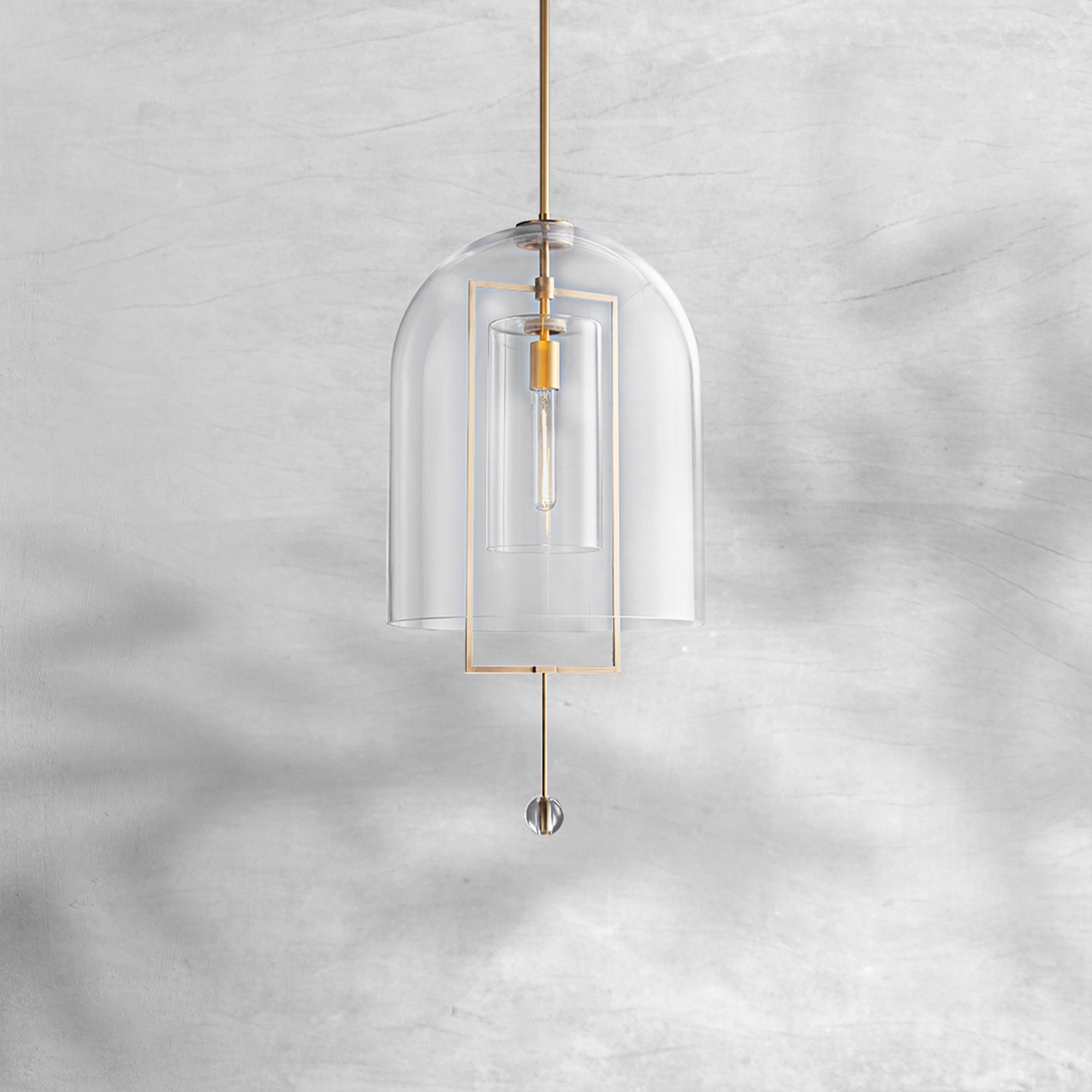 Fable Glass Pendant Light 28"H, 32"H