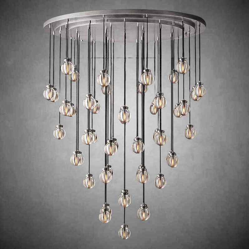 Perla Round Chandelier 60"