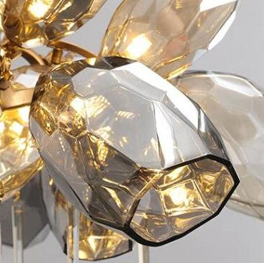 Modern Wine Glass Shape Chandelier Italian Light Luxury Light Fixture for Dining Room/Living Room