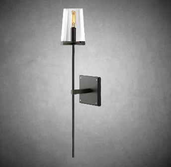Paricia Clear Glass Linear Wall Sconce