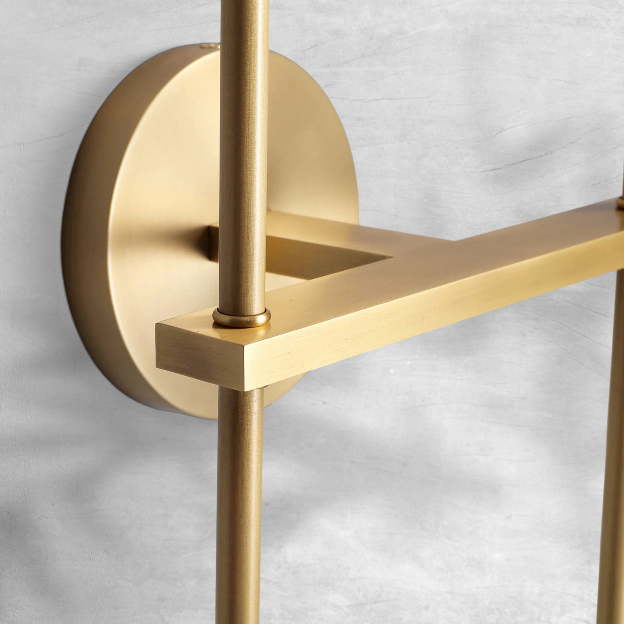 Bille De Crystal Smoke Glass Double Grand Wall Sconce