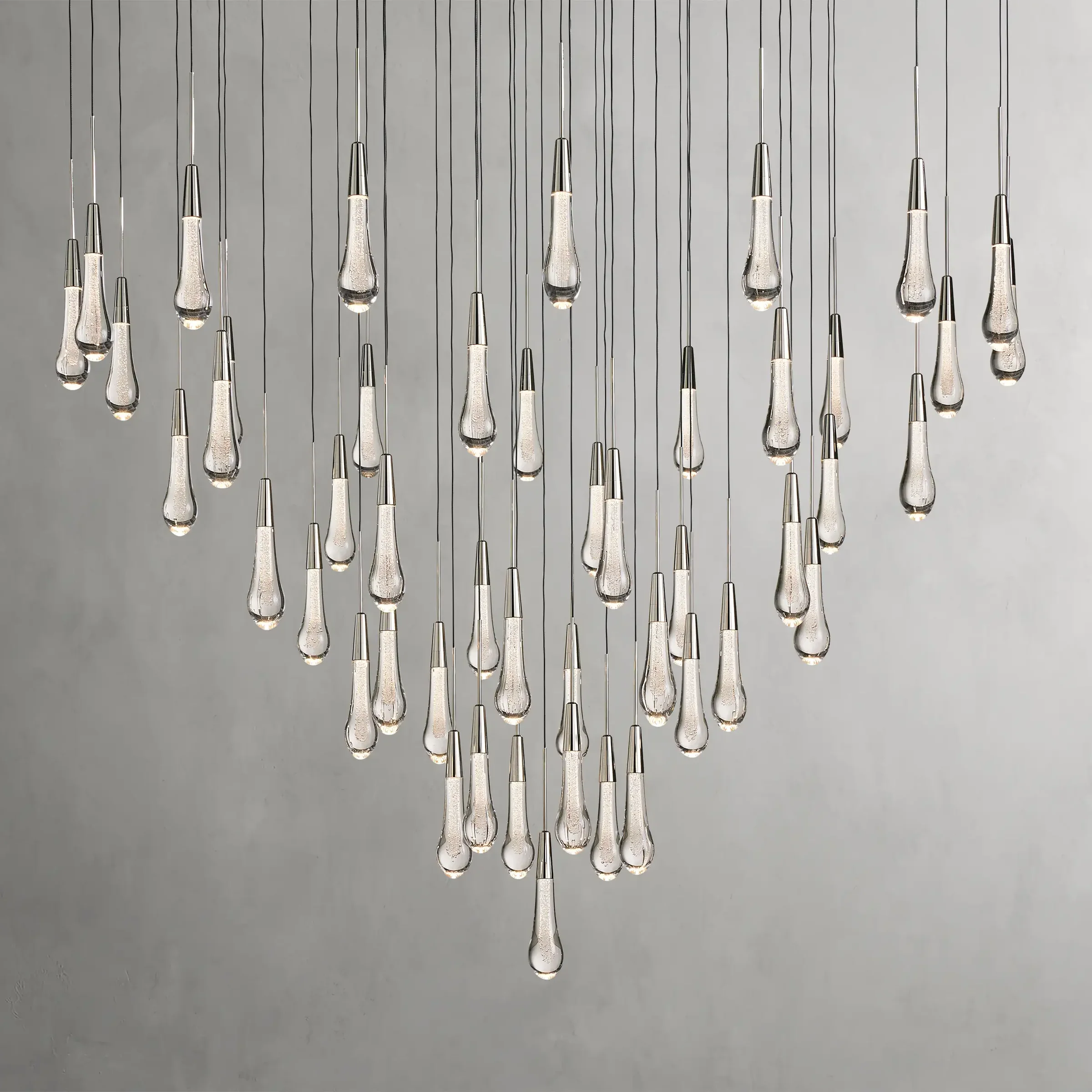Soltaire Round Chandelier 17"24"36"58"