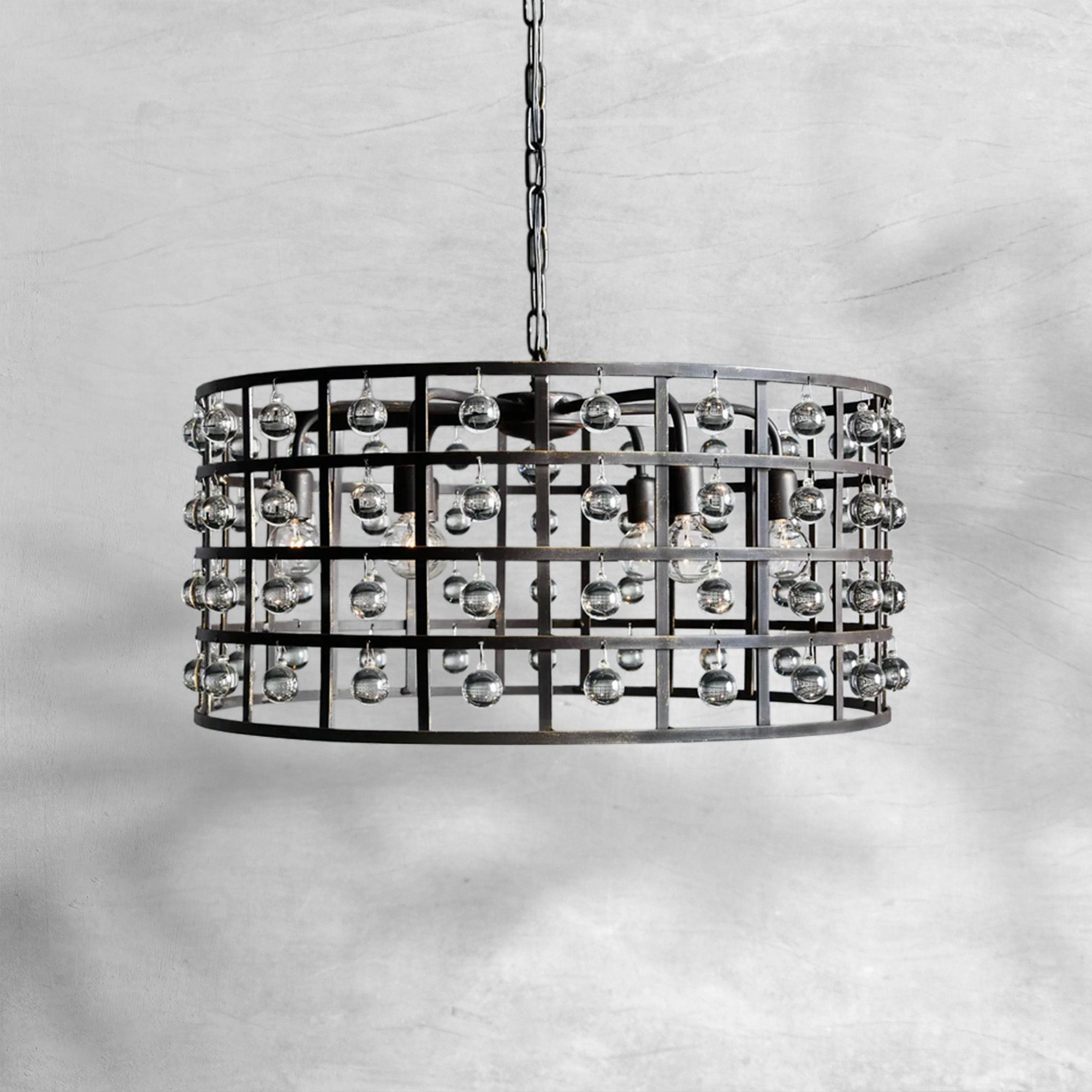 La Cage Round Chandelier 6/8/12 Light