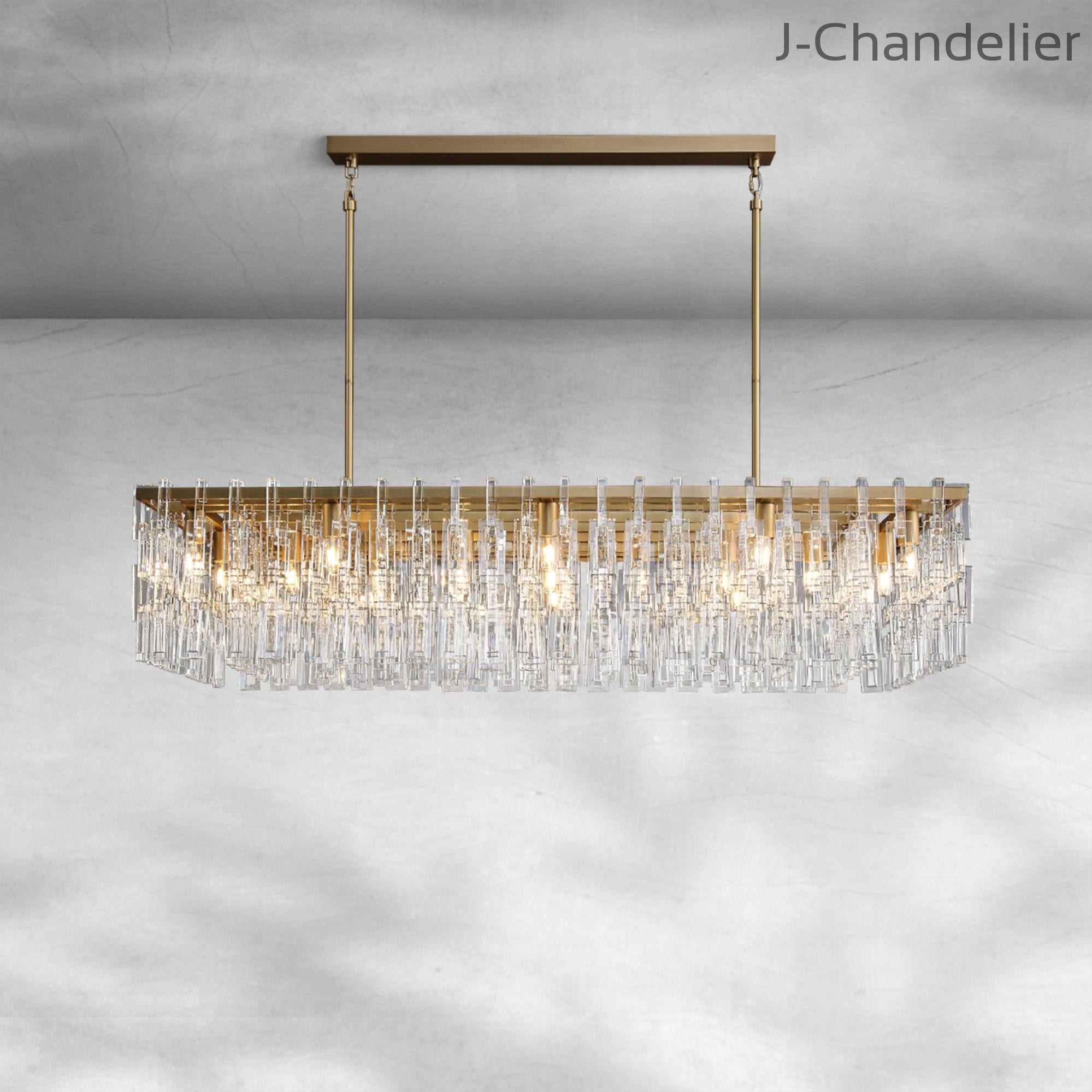 Marigan Modern Rectangular Chandelier 60"