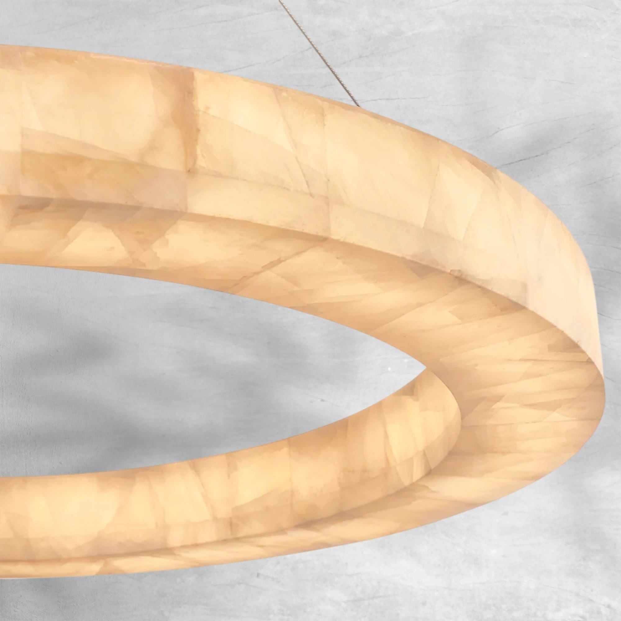 Rivaga Calcite Round Chandelier 31"40"60"