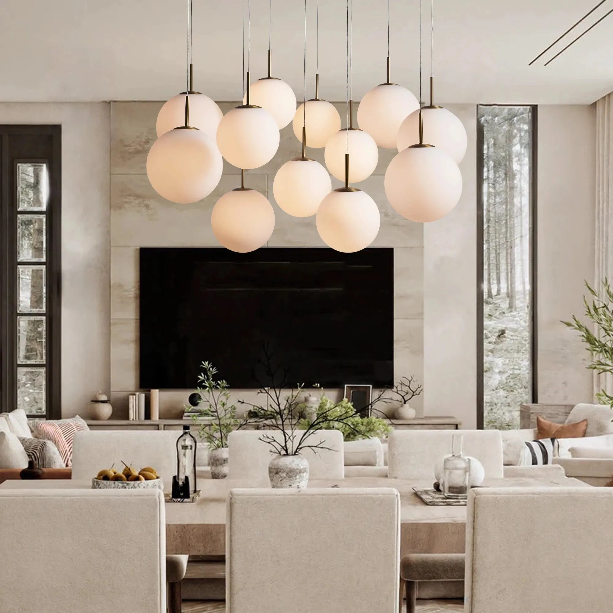 Casen Round Chandelier 20''28''34''43''