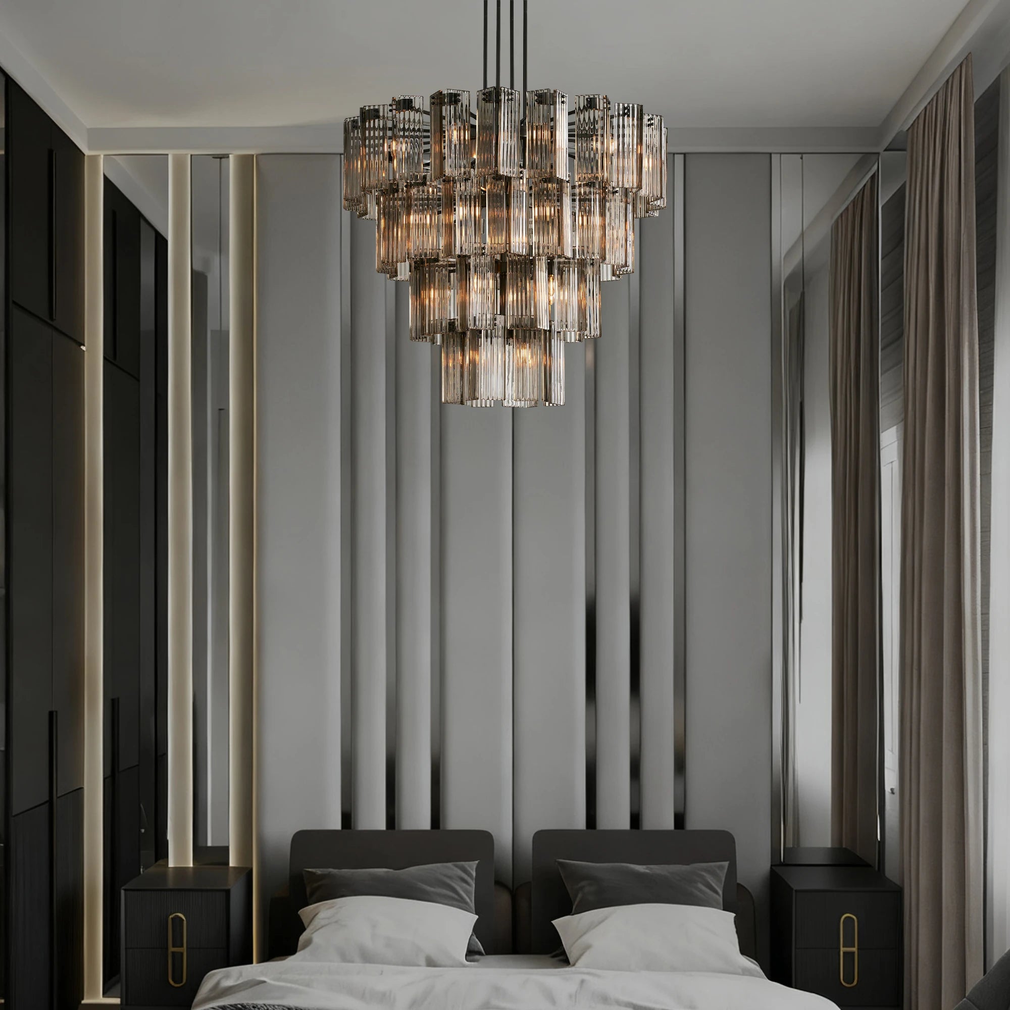 Delsie Round Chandelier 38''48''60''