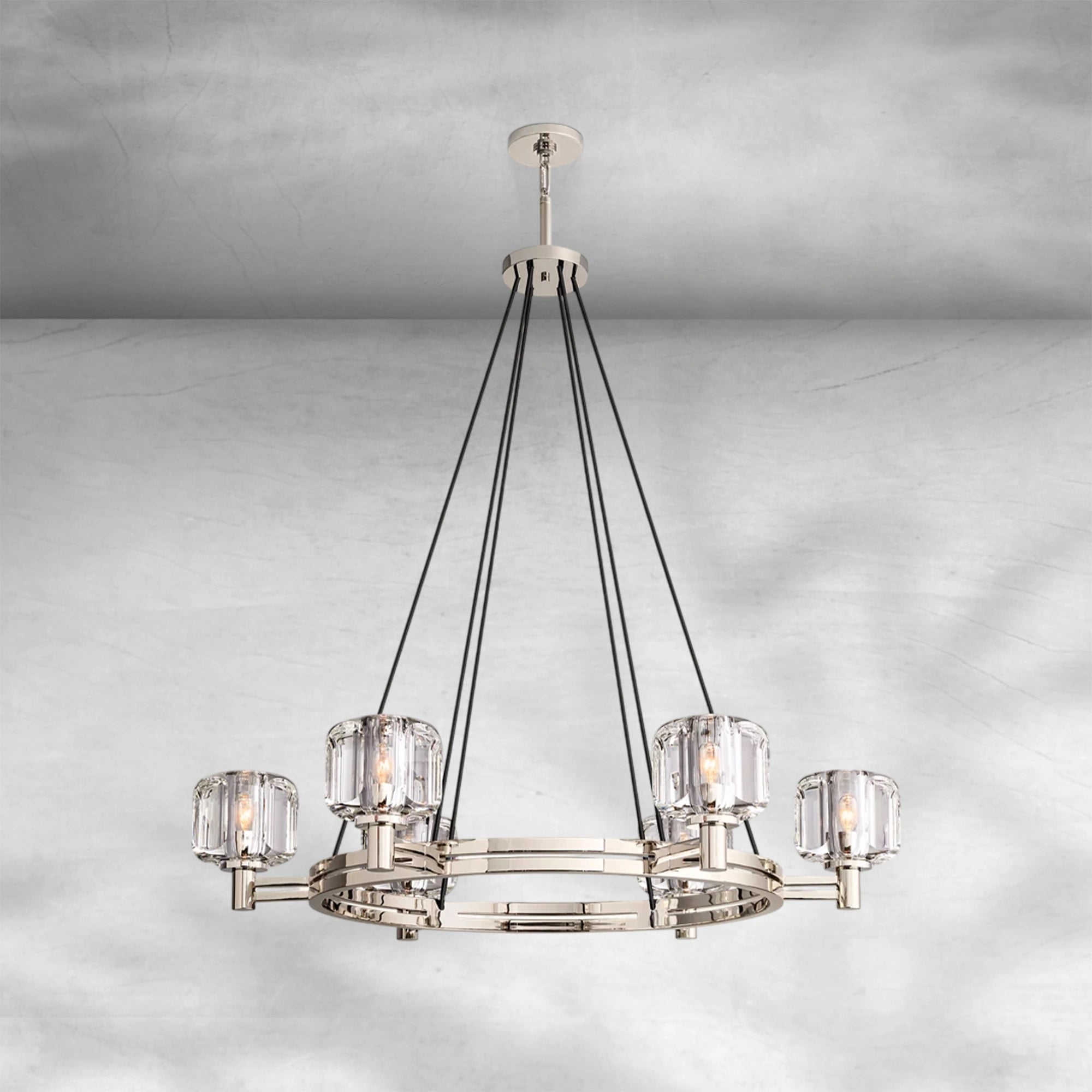 Demaket Round Chandelier 36"48"60"