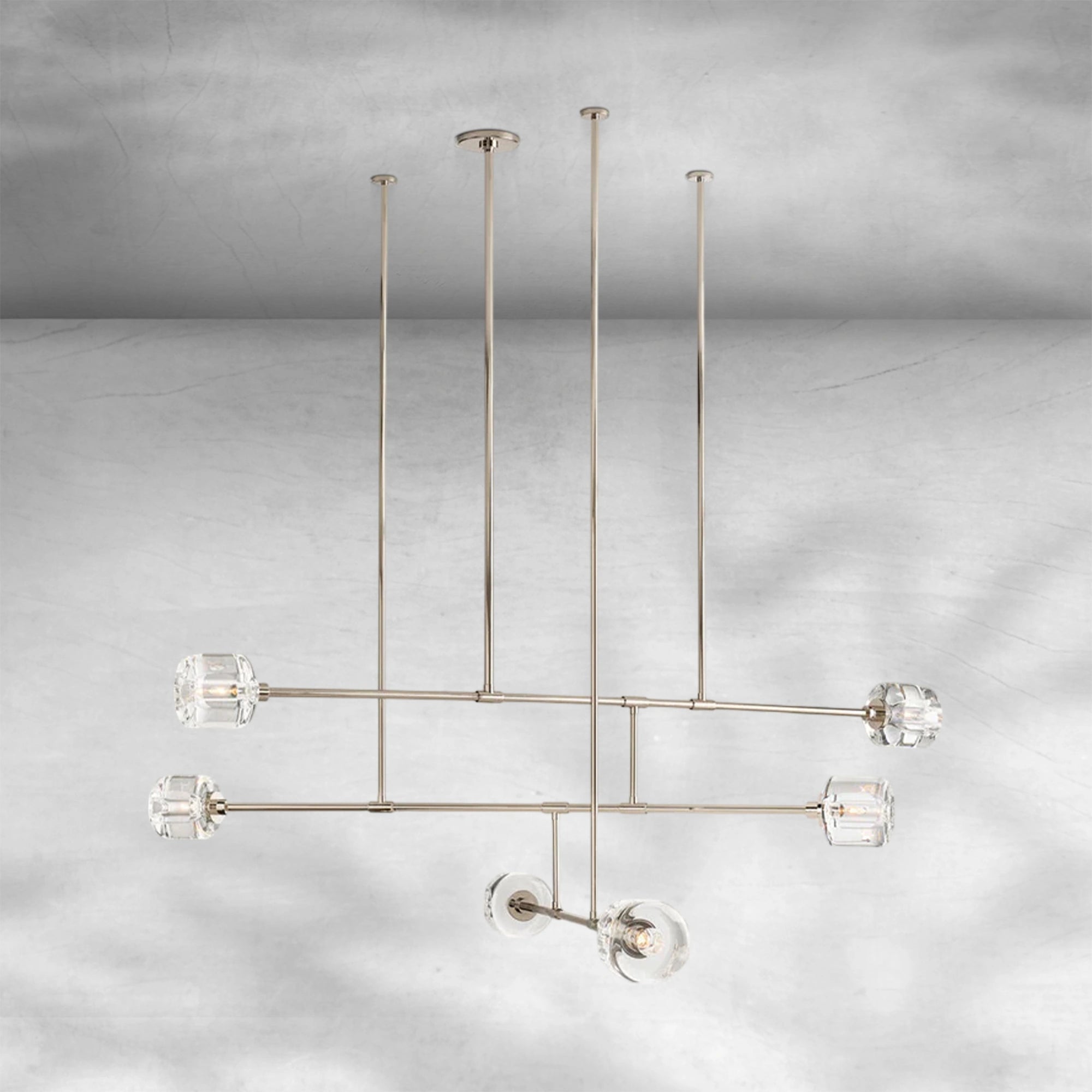 Demaket Mobile Round Chandelier 48" 62"