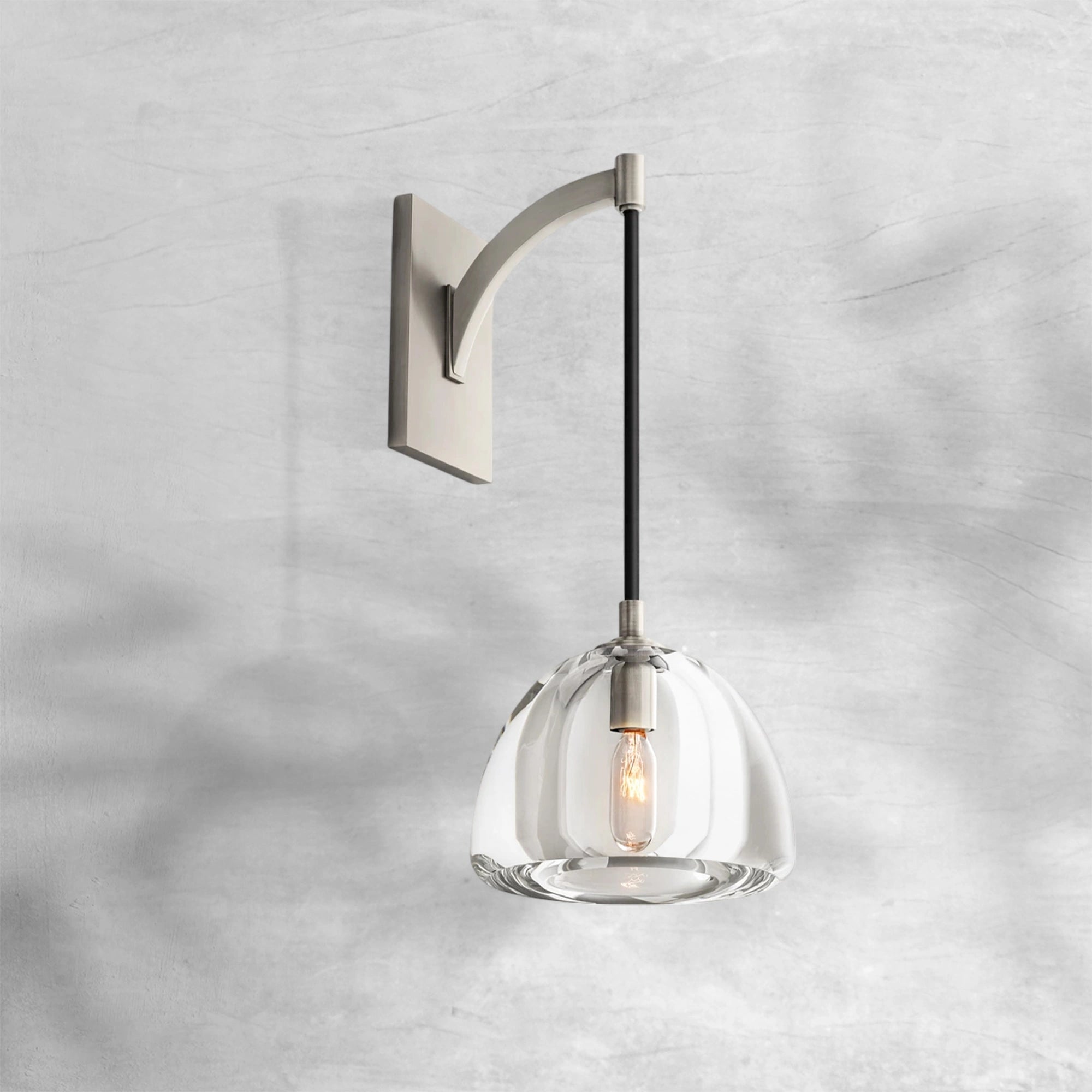 Hemispheae Modern Glass Wall Sconce