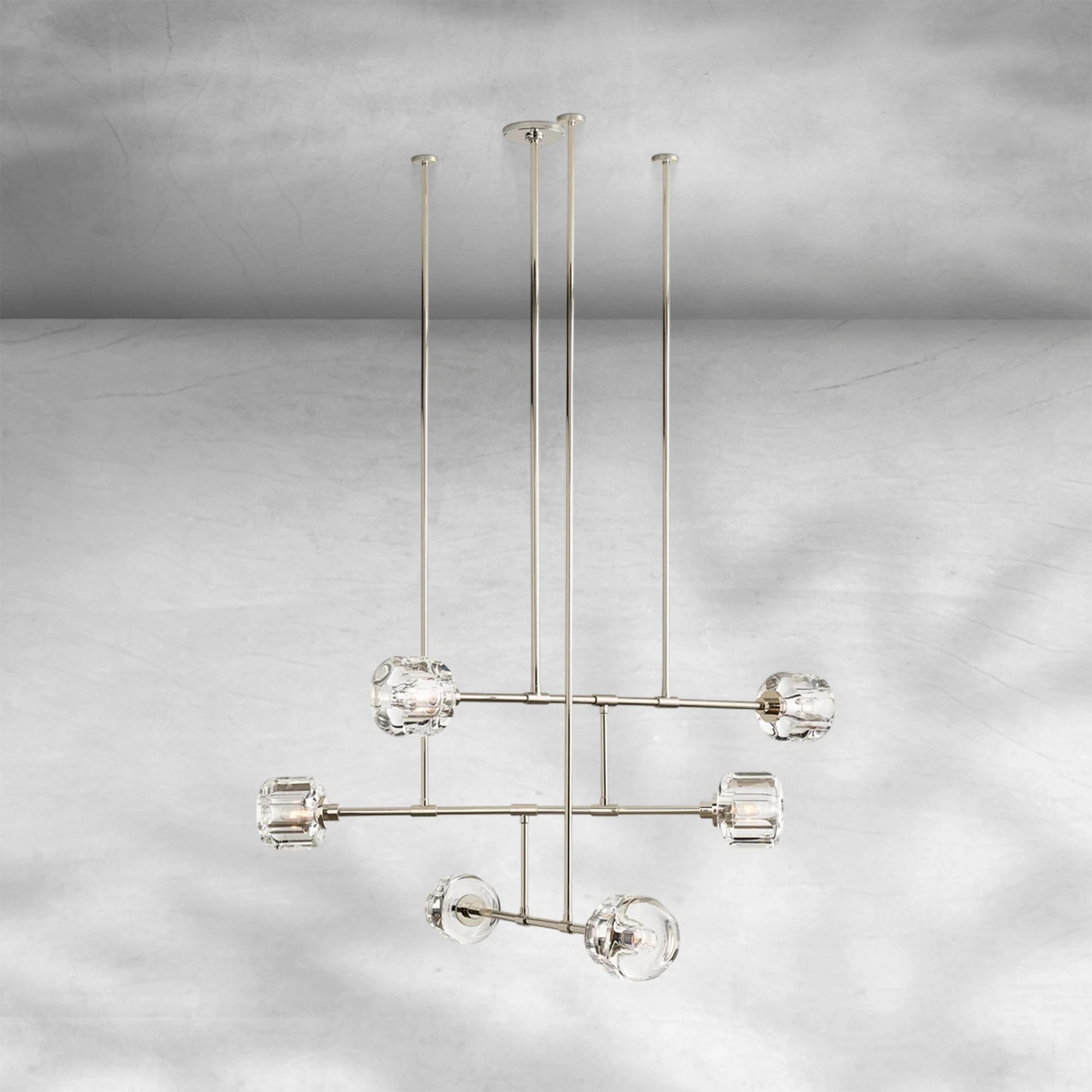 Demaket Mobile Round Chandelier 48" 62"