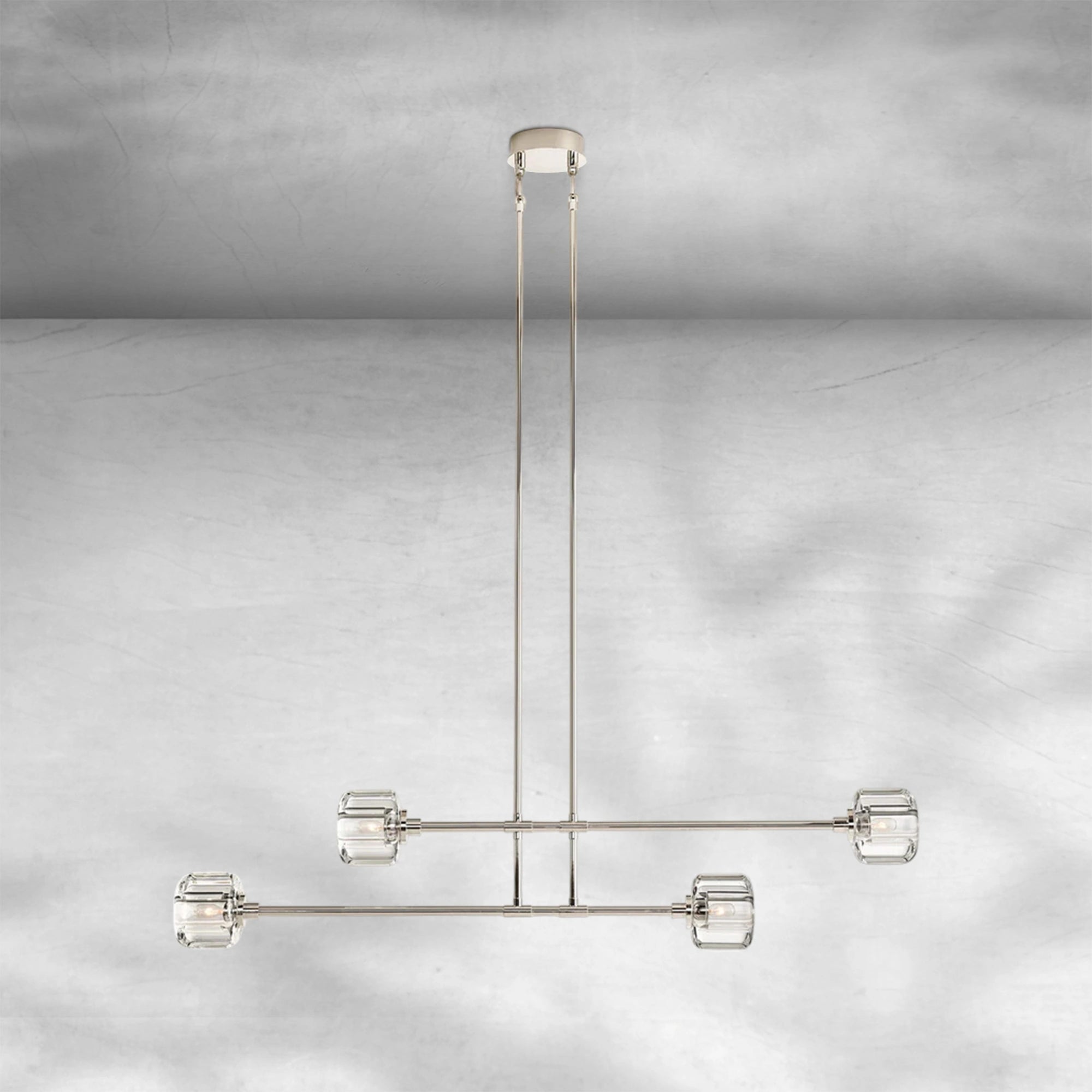 Demaket Mobile Linear Chandelier 54" 72"