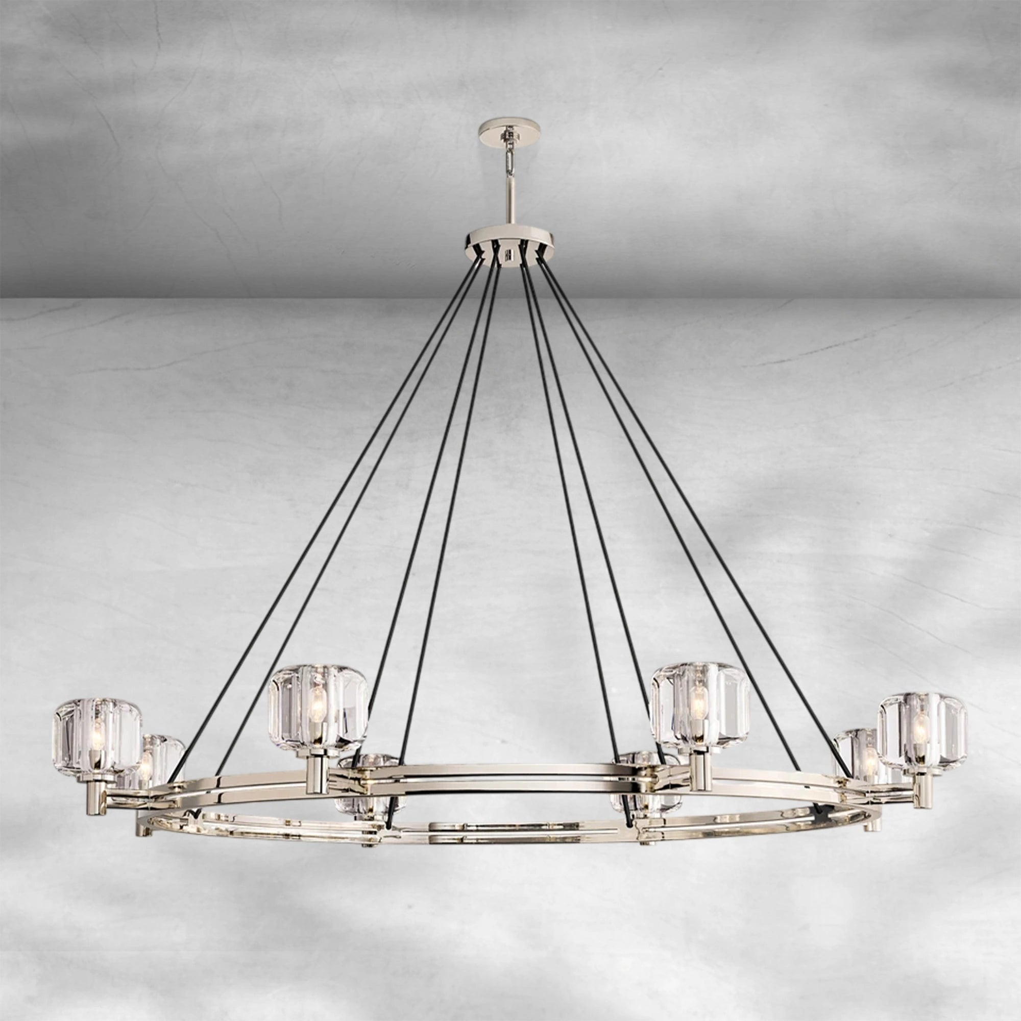 Demaket Round Chandelier 36"48"60"
