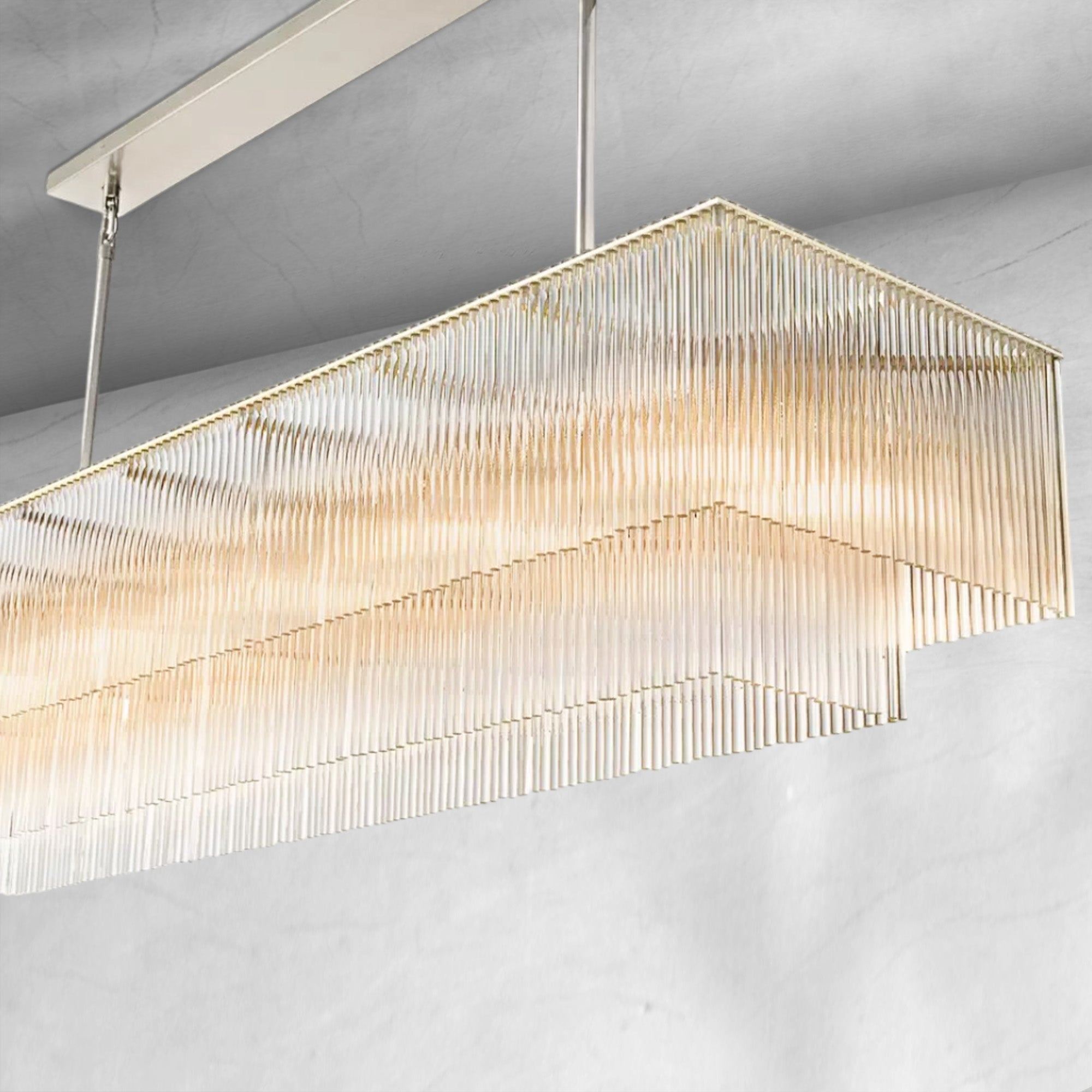 Amadeon Rectangular Chandelier 54"