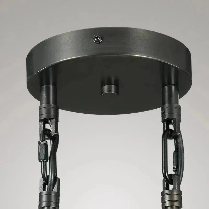 Raindrop Round Chandelier 2-Light 5"