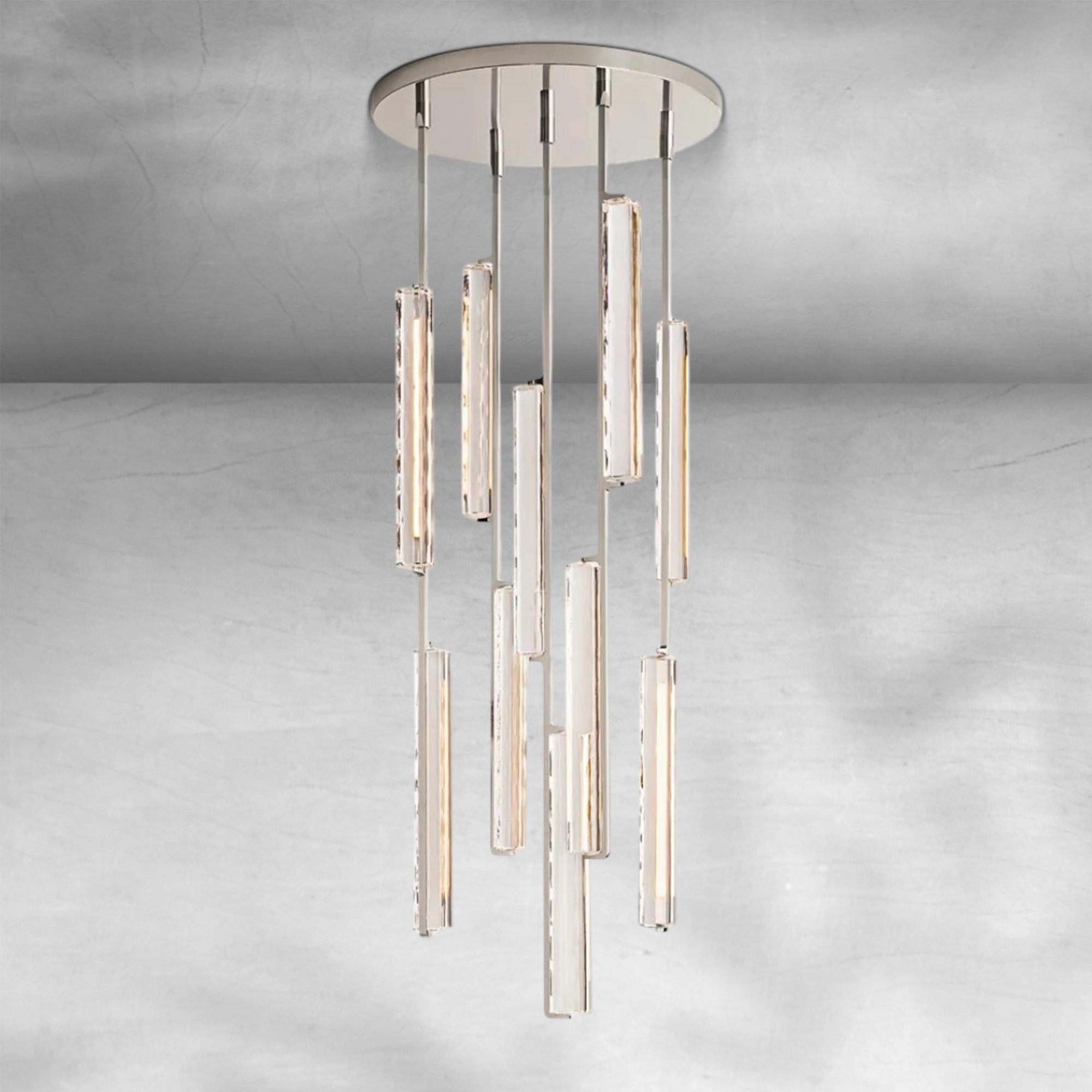 Auduban Crystal Round Chandelier