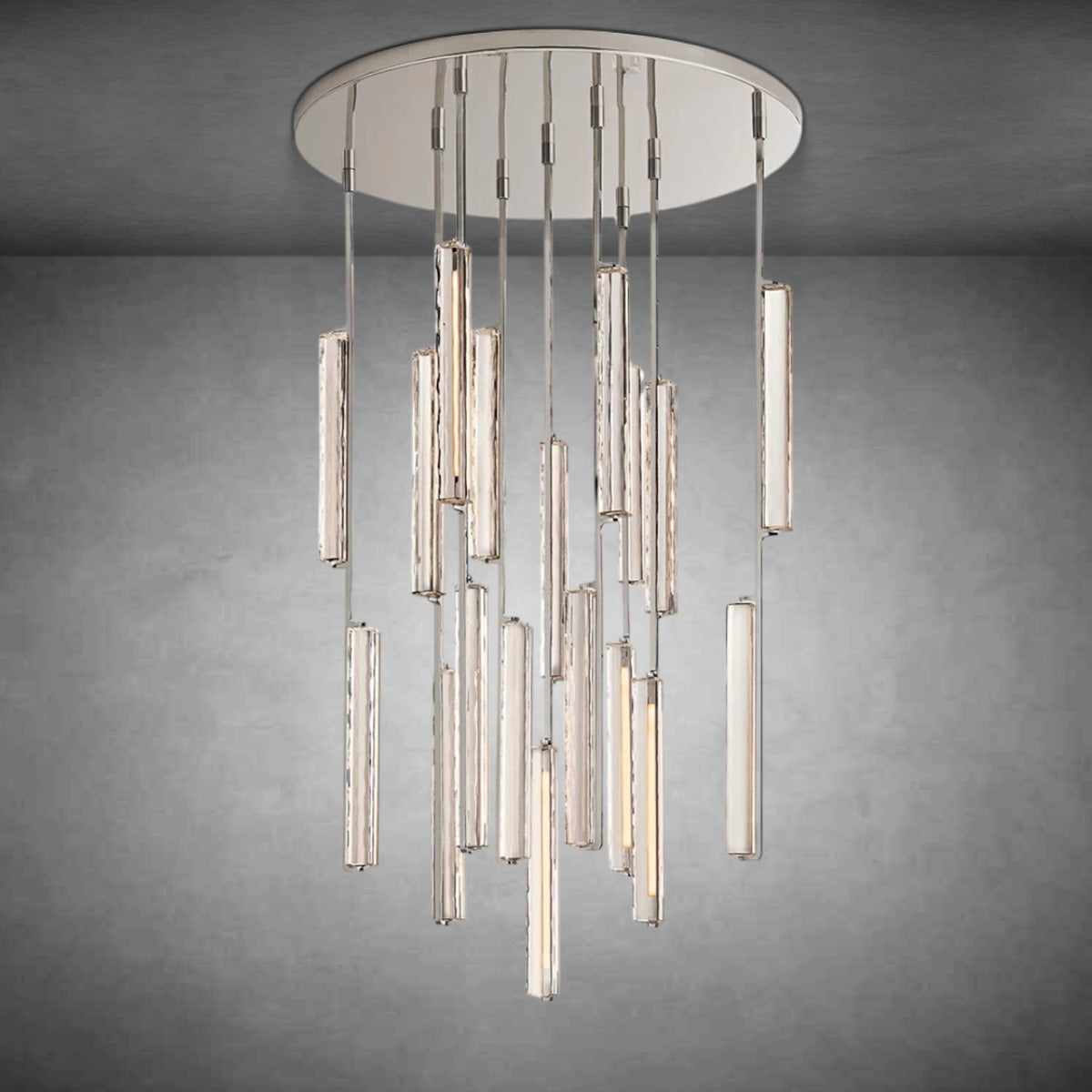 Auduban Crystal Round Chandelier
