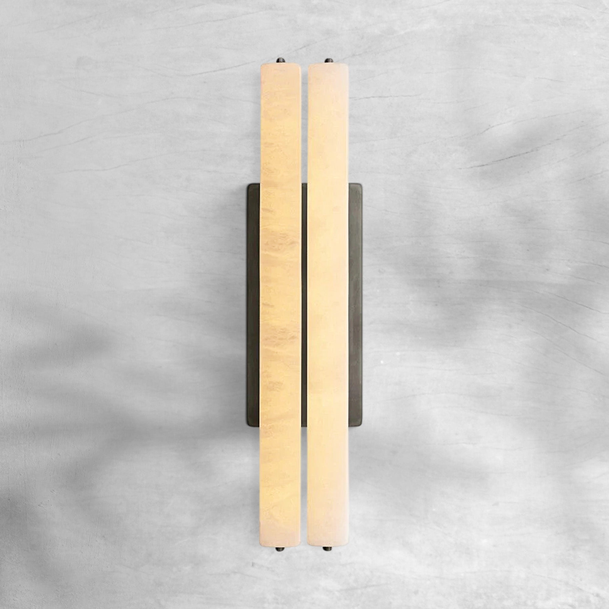 Auduban Alabaster Double Sconce