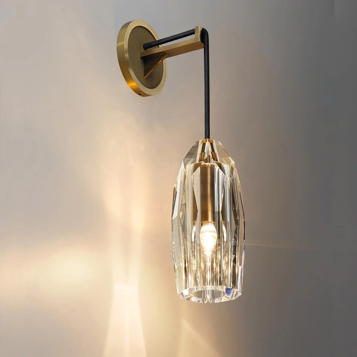 Chapt Crystal Shade Wall Sconce