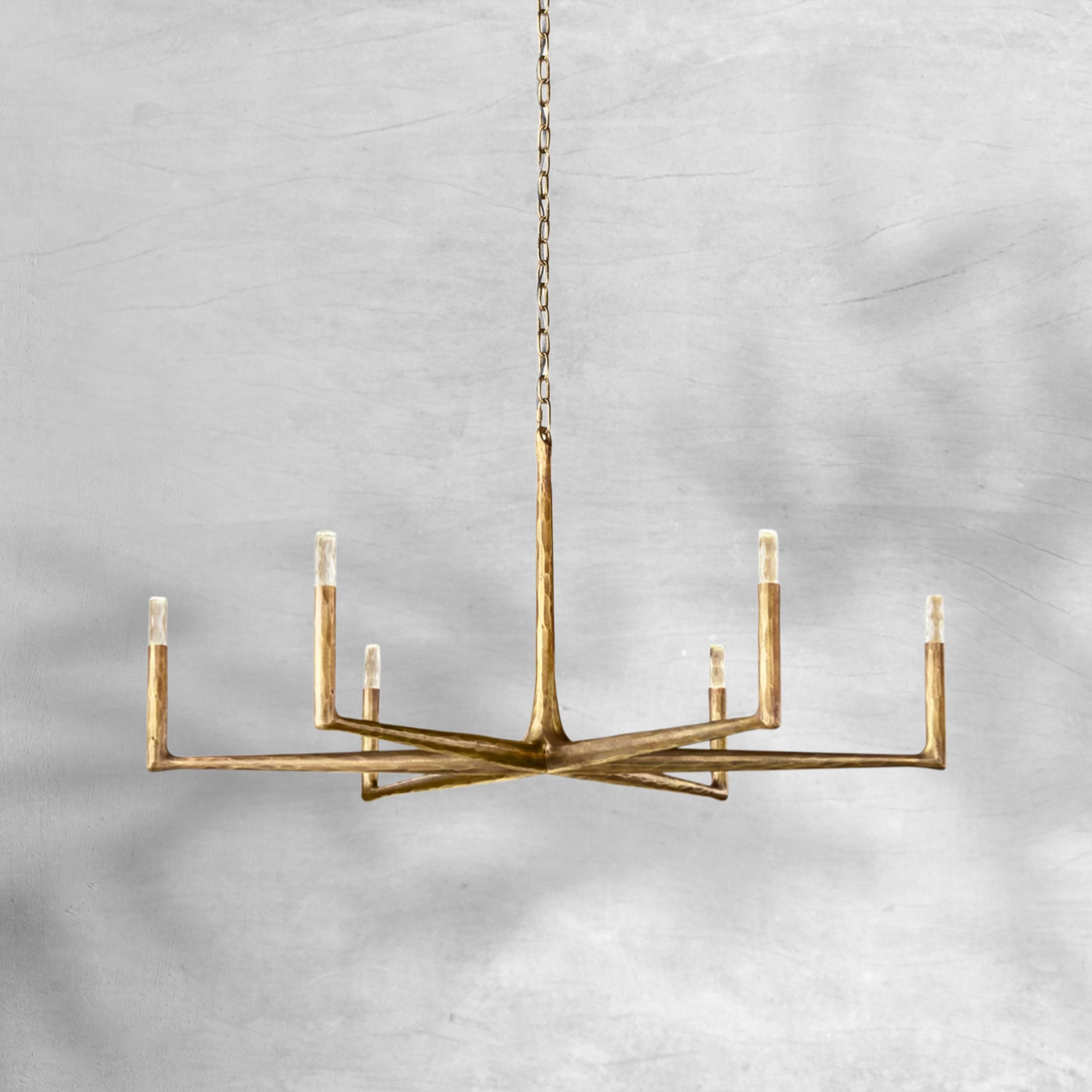 Thaddeas Forged Round Chandelier 36" 48” 60” 72”