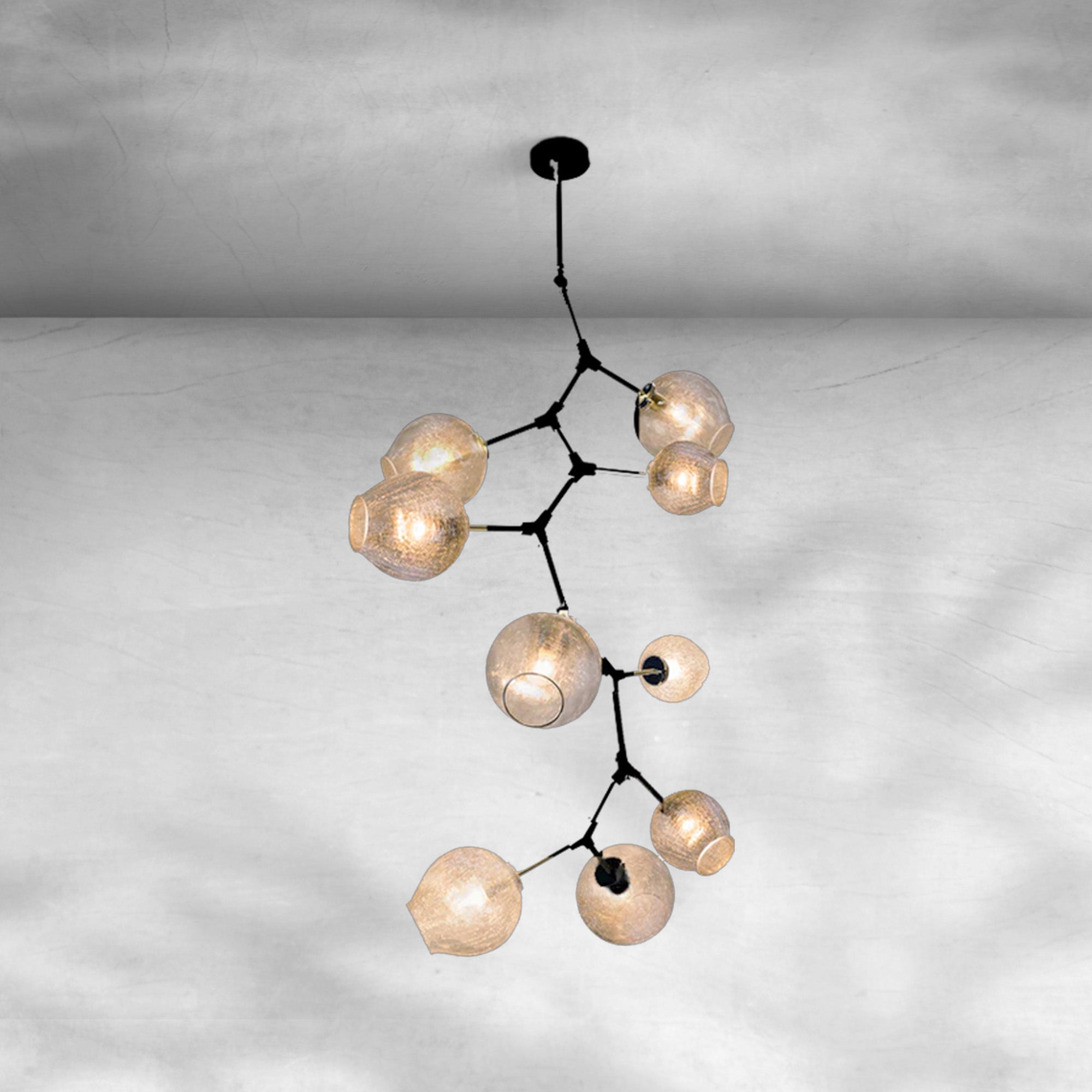 Covington Drop  Globe Branching Bubble Chandelier 38''