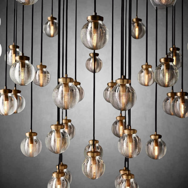 Perla Round Chandelier 60"