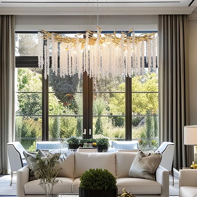 Tree Branch Crystal Chandelier 47.2''