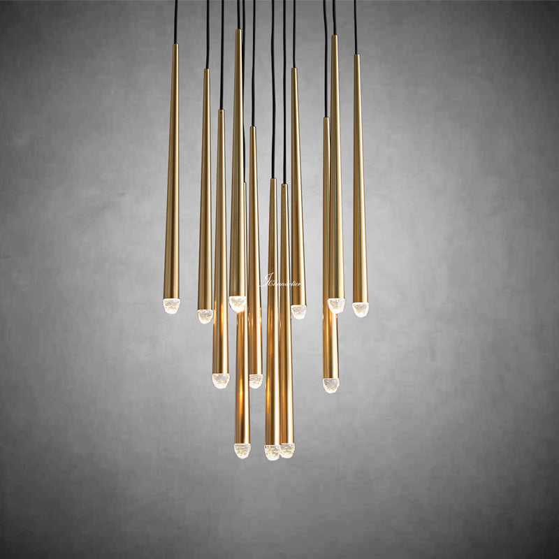 Aquitain Modern Round Chandelier 30"